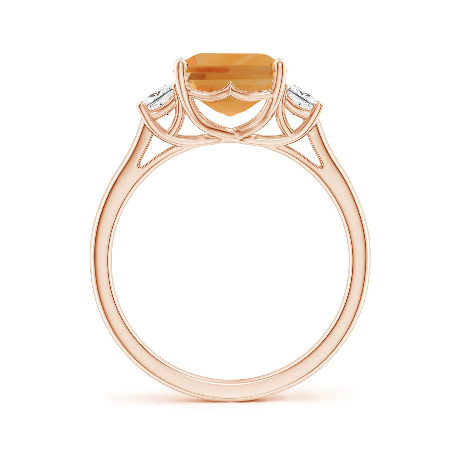 A - Citrine / 3.42 CT / 14 KT Rose Gold