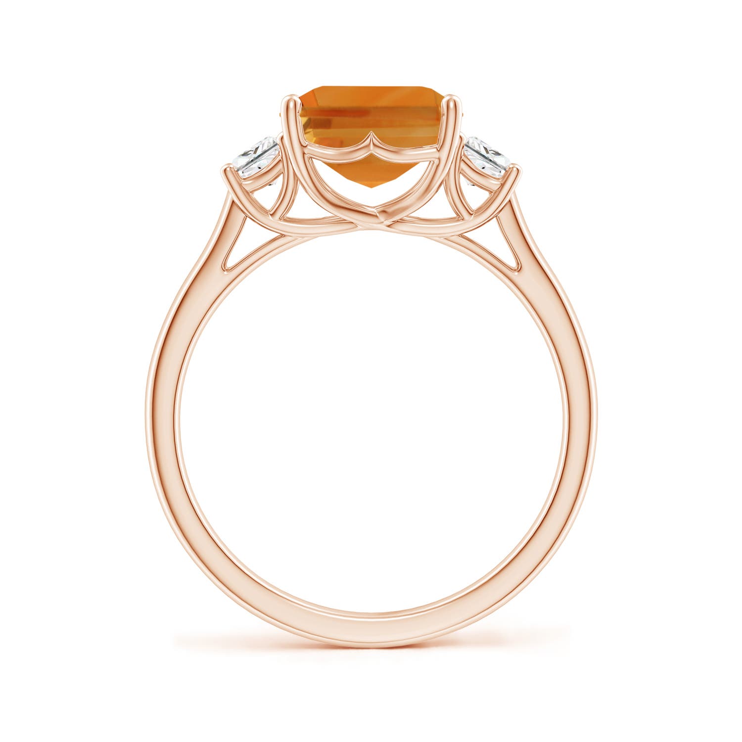 AA - Citrine / 3.42 CT / 14 KT Rose Gold