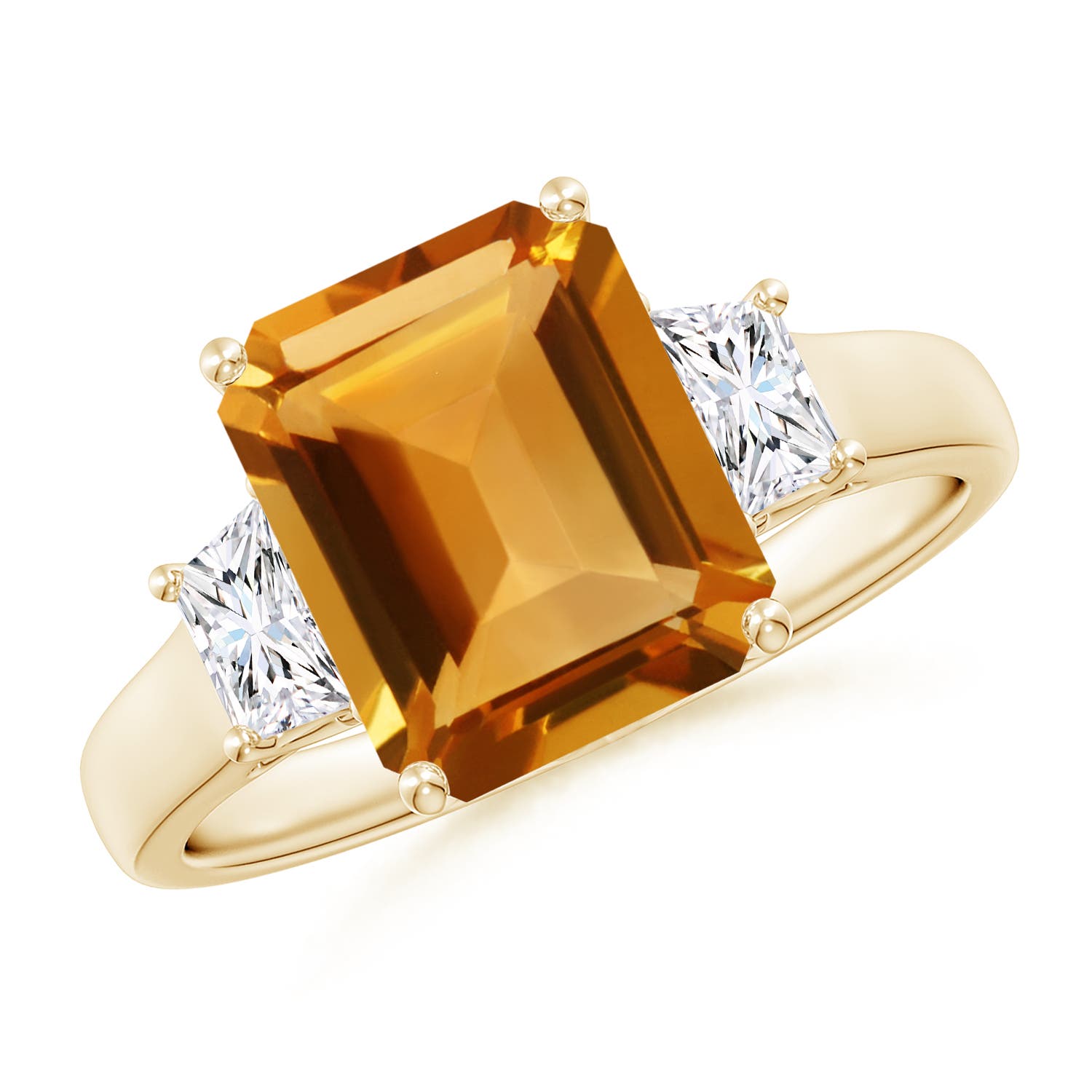 AA - Citrine / 3.42 CT / 14 KT Yellow Gold