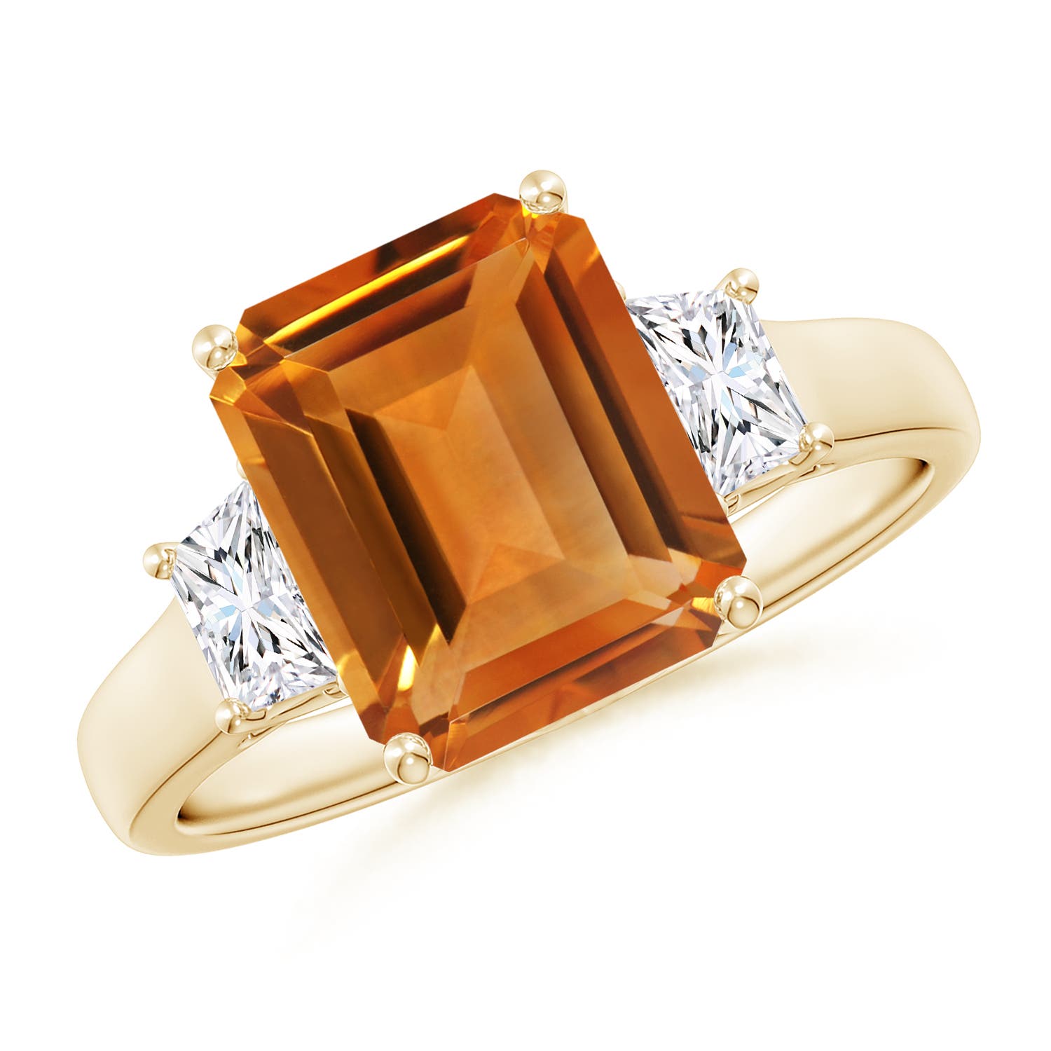 AAA - Citrine / 3.42 CT / 14 KT Yellow Gold