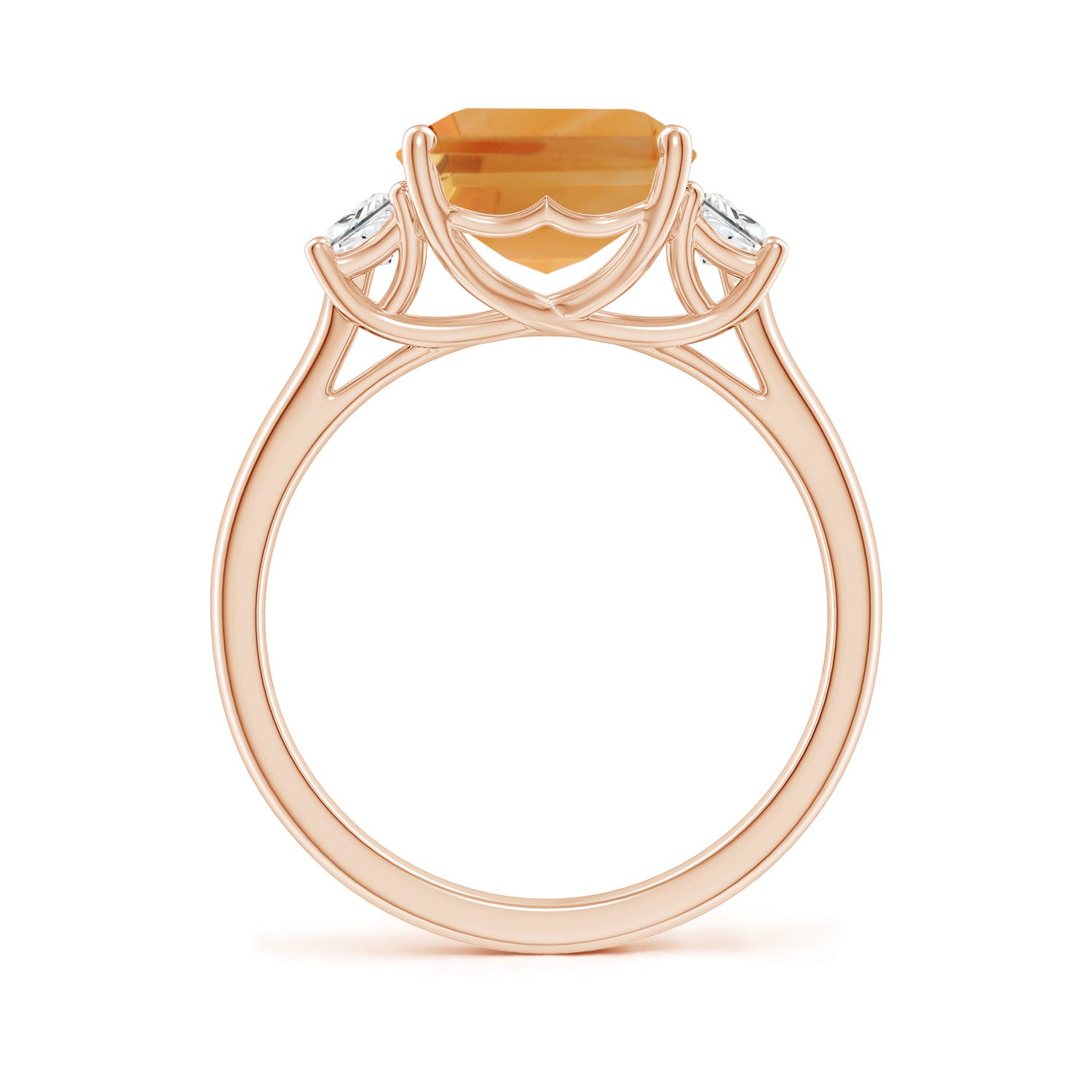 A - Citrine / 4.52 CT / 14 KT Rose Gold