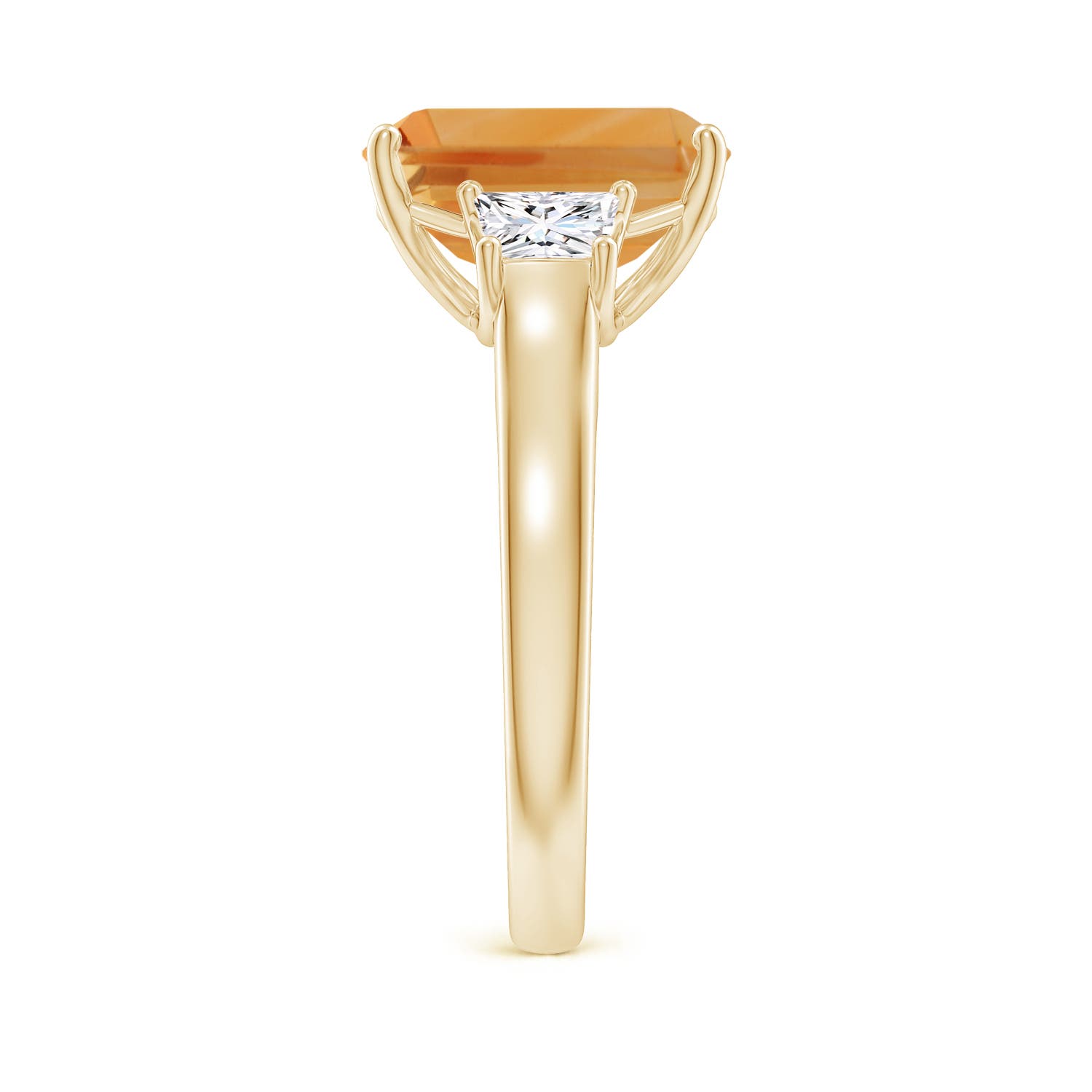 A - Citrine / 4.52 CT / 14 KT Yellow Gold