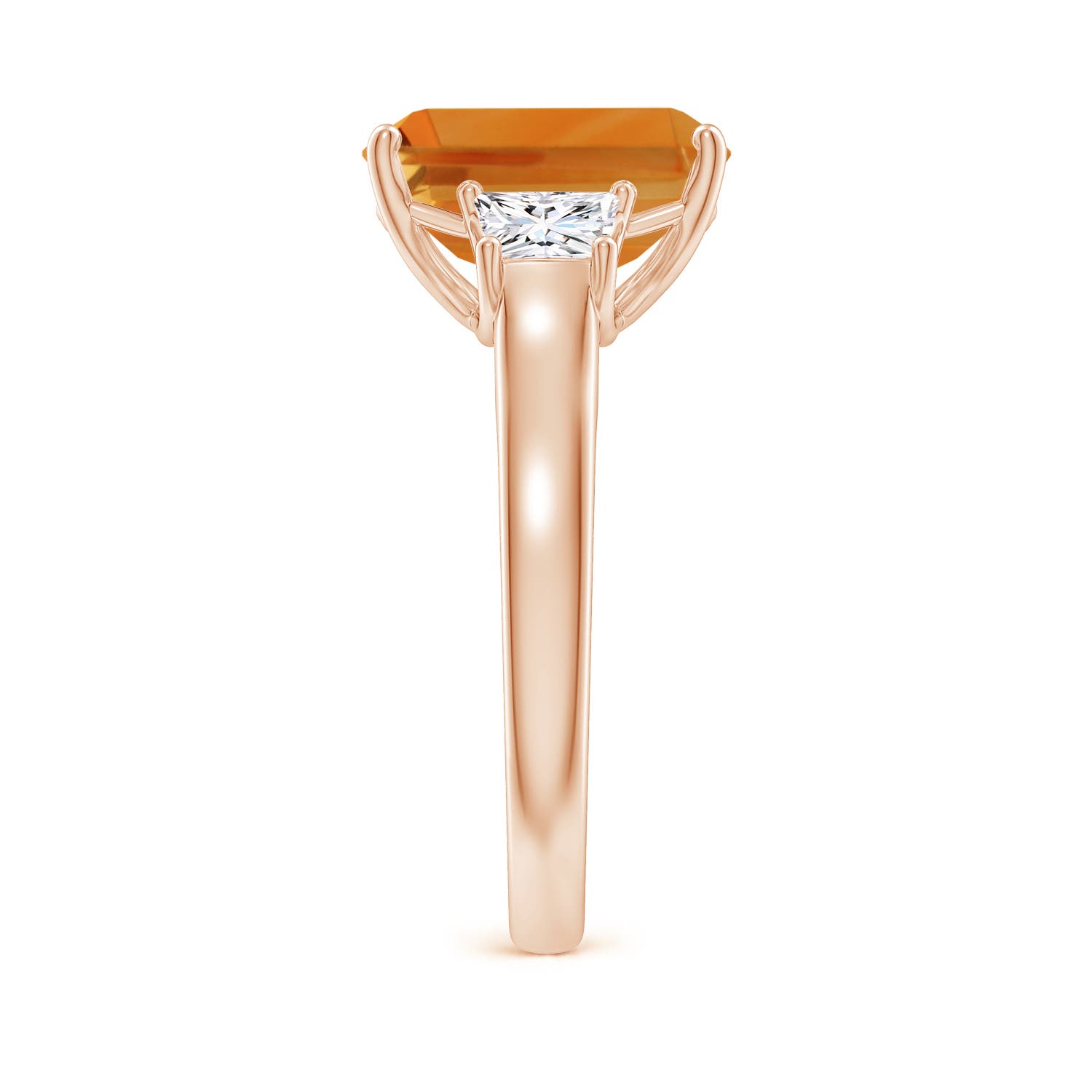 AA - Citrine / 4.52 CT / 14 KT Rose Gold