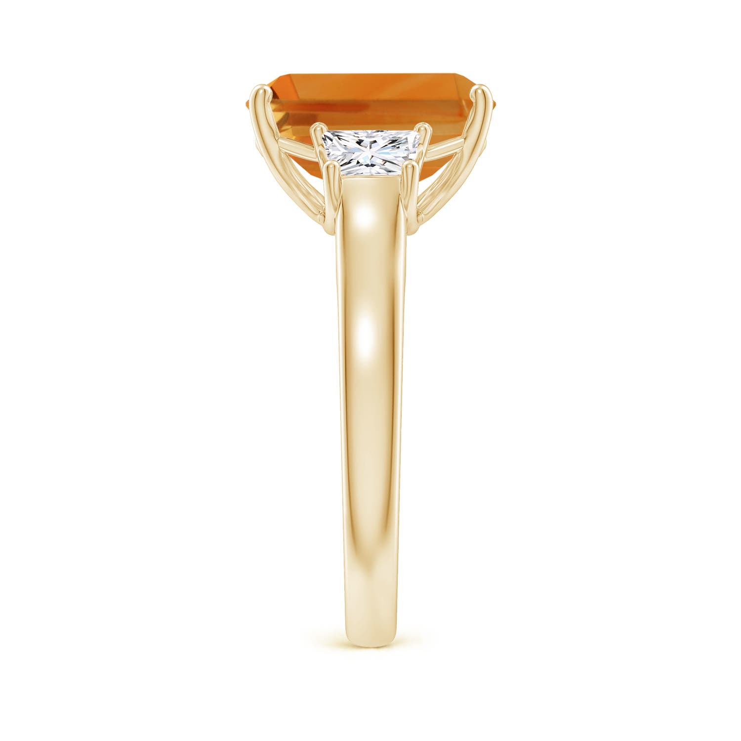 AA - Citrine / 4.52 CT / 14 KT Yellow Gold