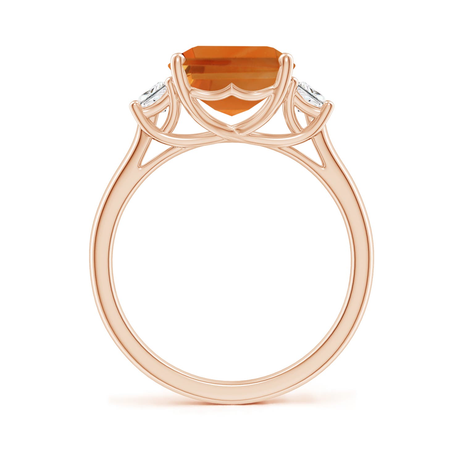 AAA - Citrine / 4.52 CT / 14 KT Rose Gold