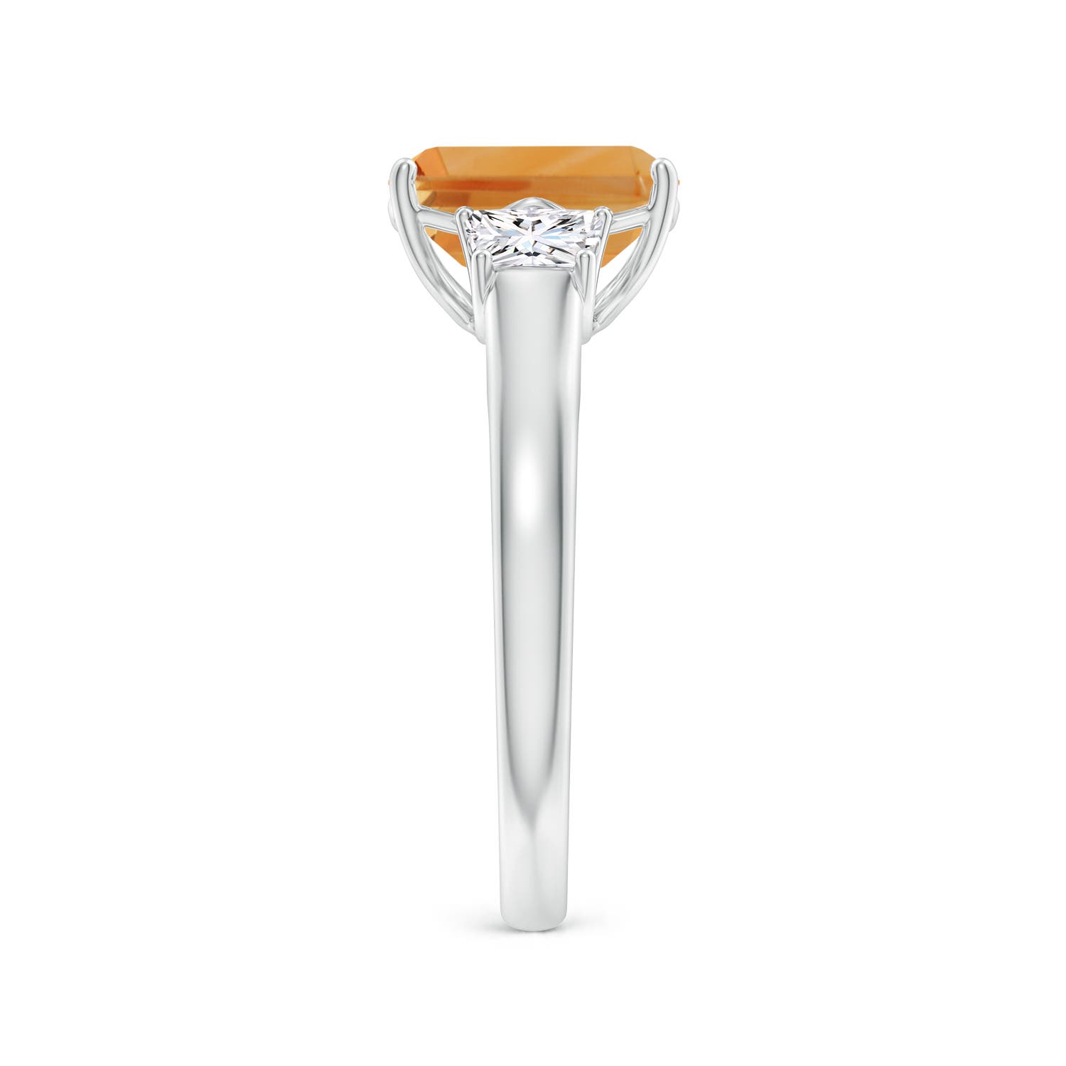 A - Citrine / 2.42 CT / 14 KT White Gold