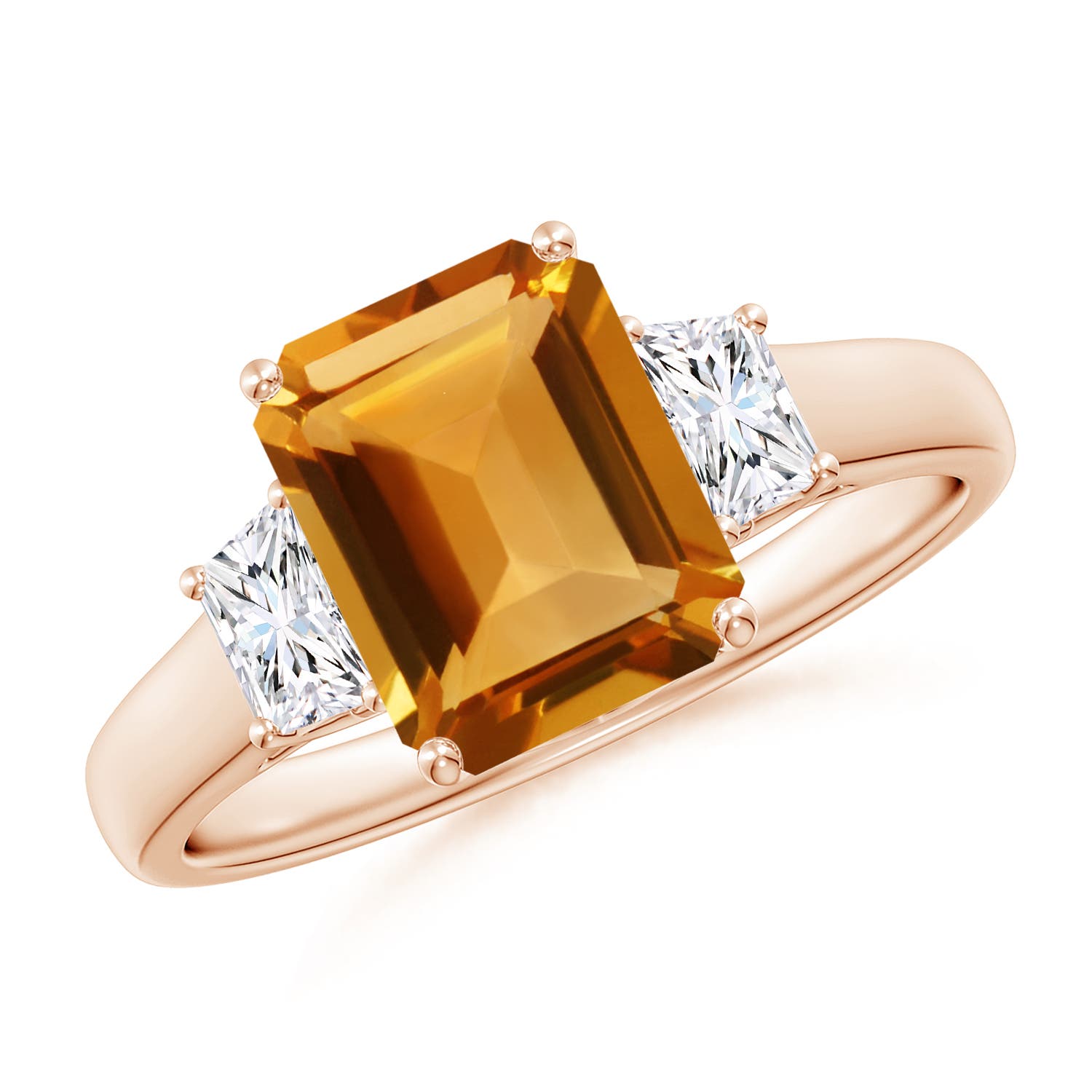 AA - Citrine / 2.42 CT / 14 KT Rose Gold