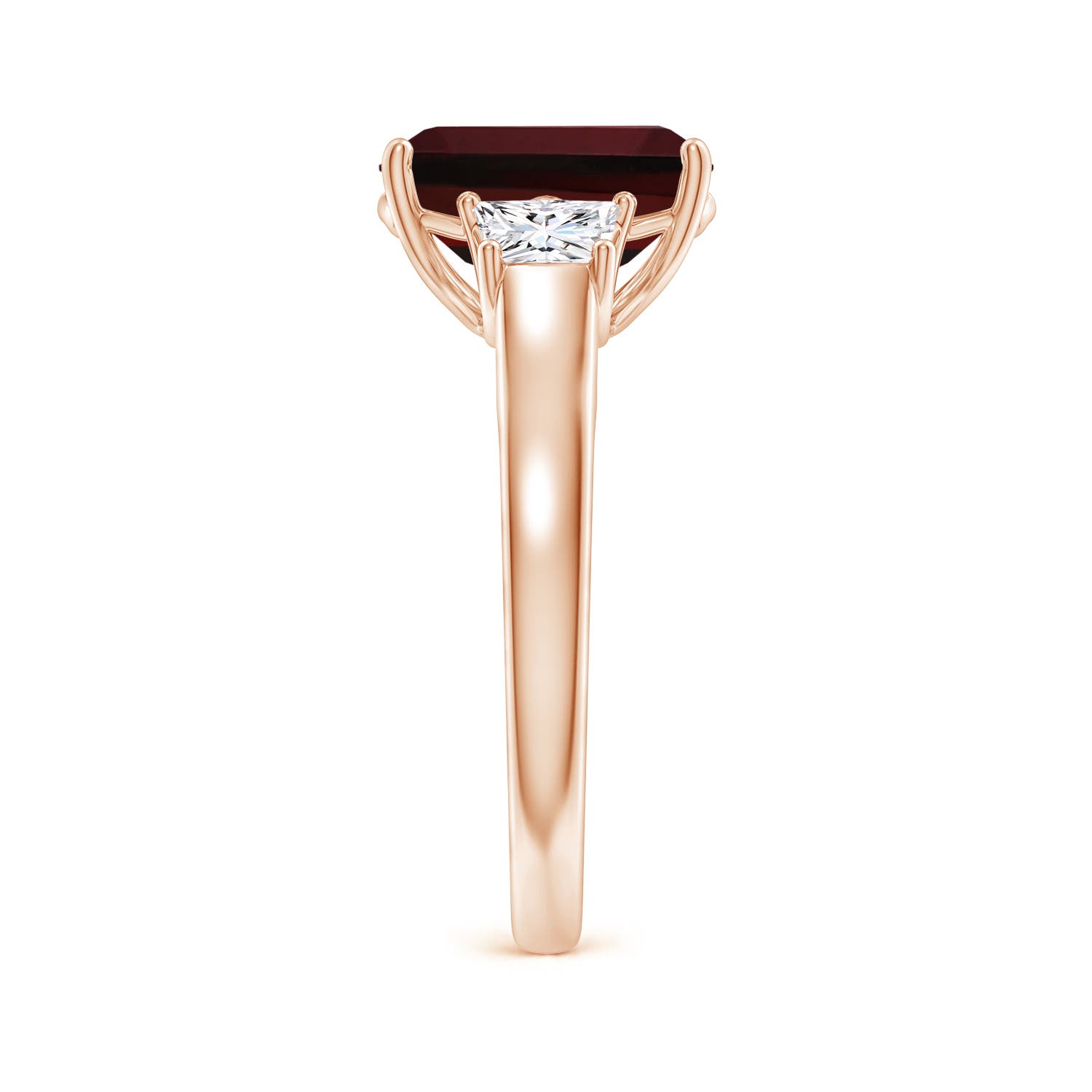 AAA - Garnet / 4.32 CT / 14 KT Rose Gold