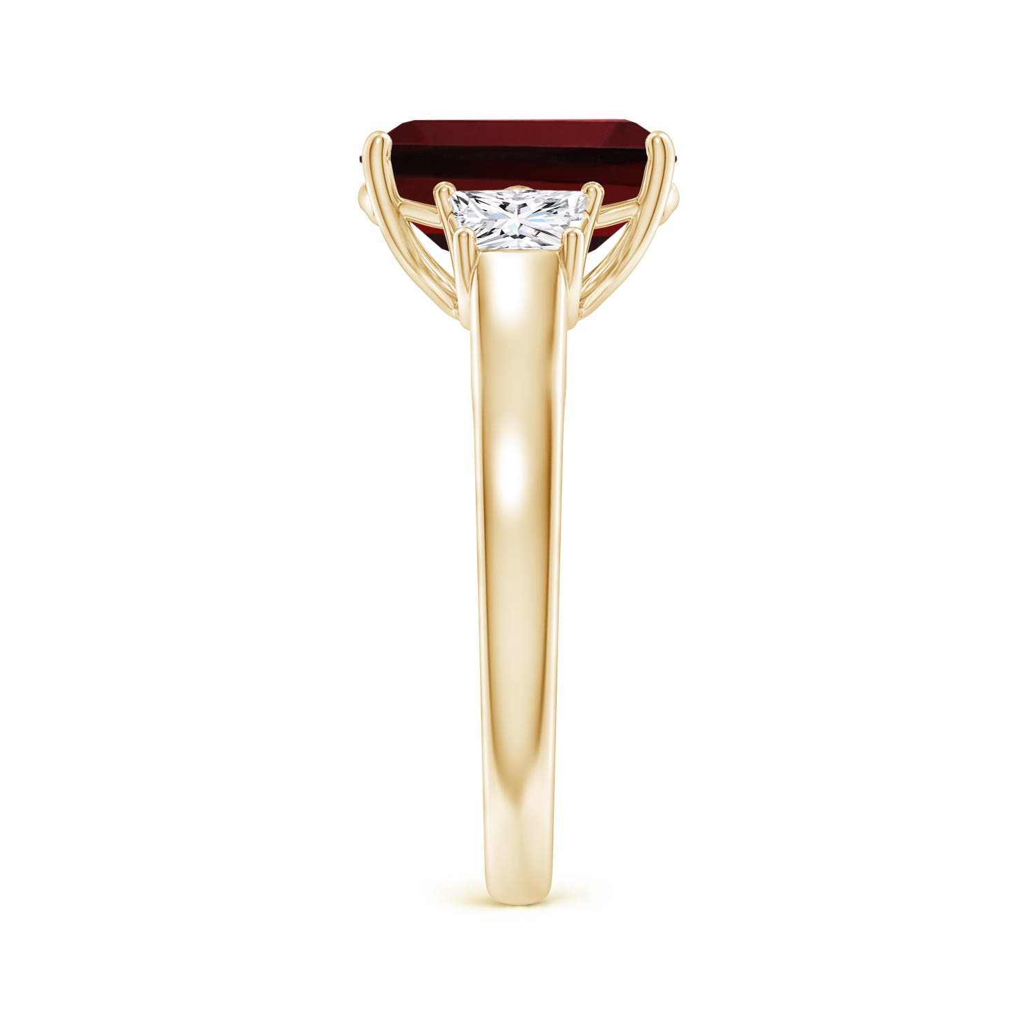 AAAA - Garnet / 4.32 CT / 14 KT Yellow Gold