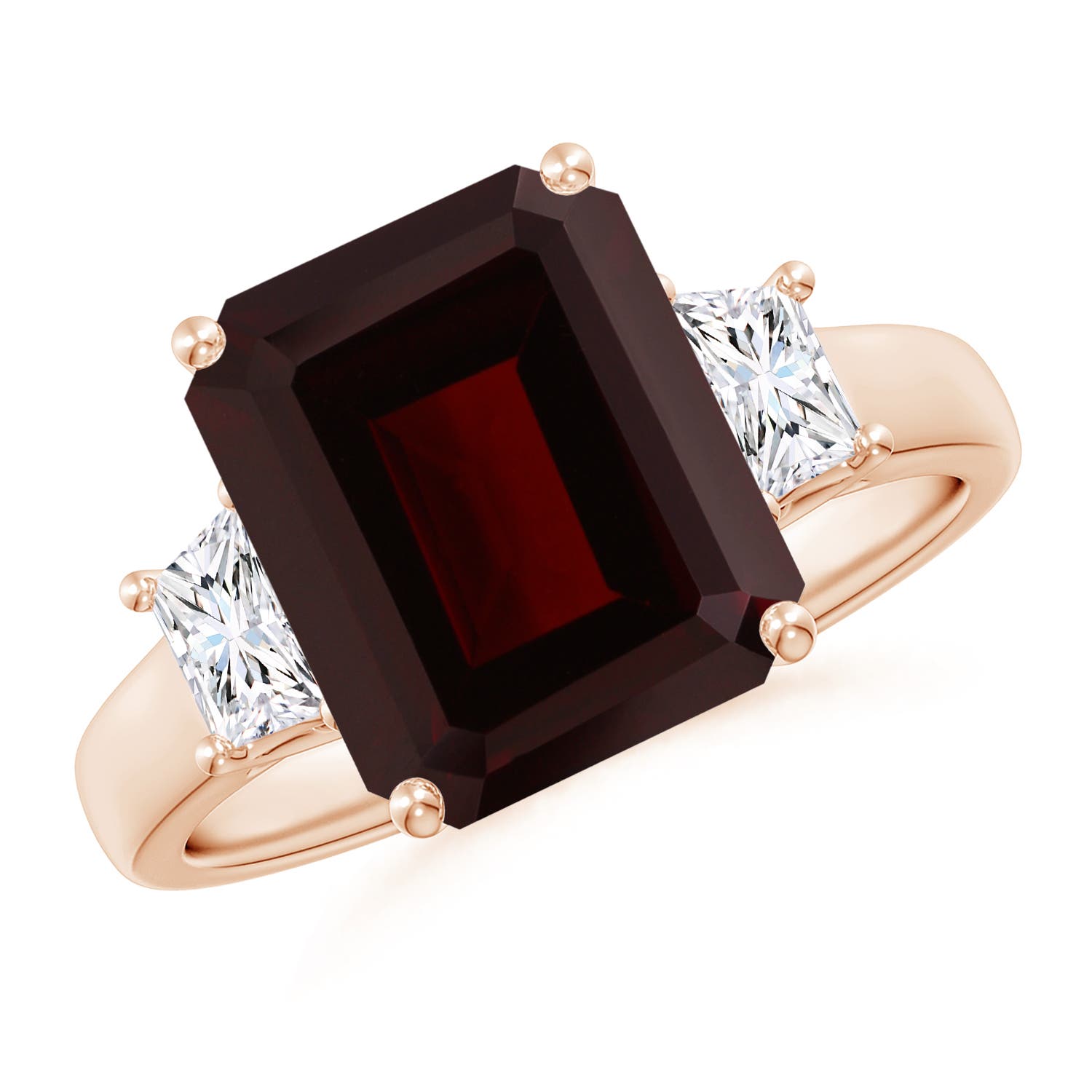 A - Garnet / 5.82 CT / 14 KT Rose Gold