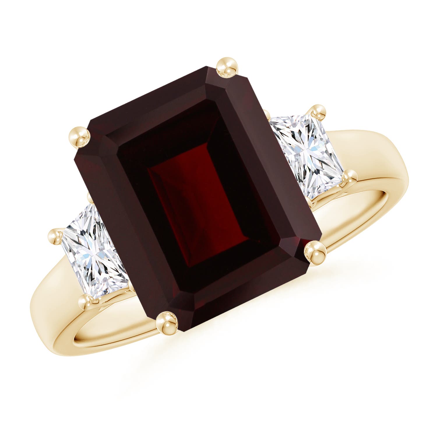 A - Garnet / 5.82 CT / 14 KT Yellow Gold