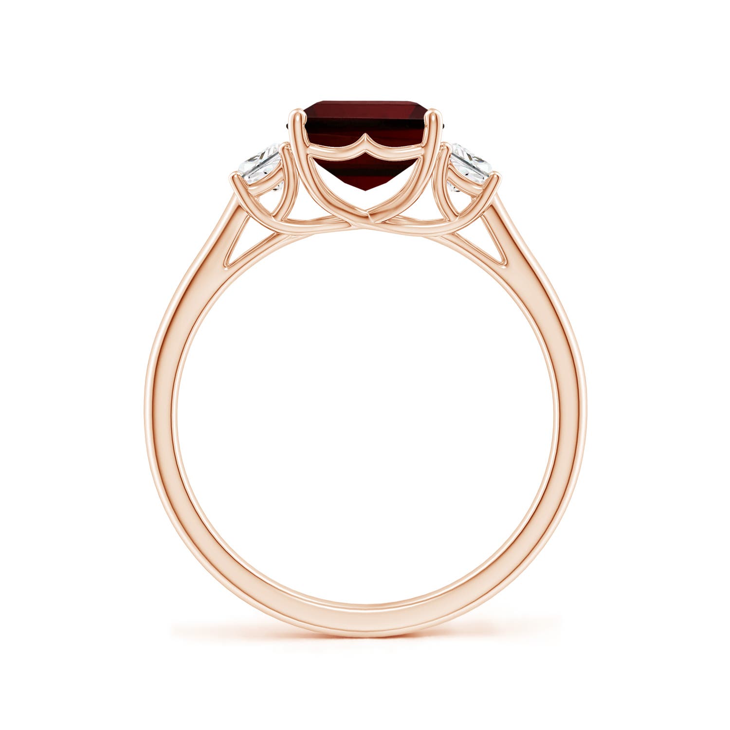 AA - Garnet / 3.12 CT / 14 KT Rose Gold