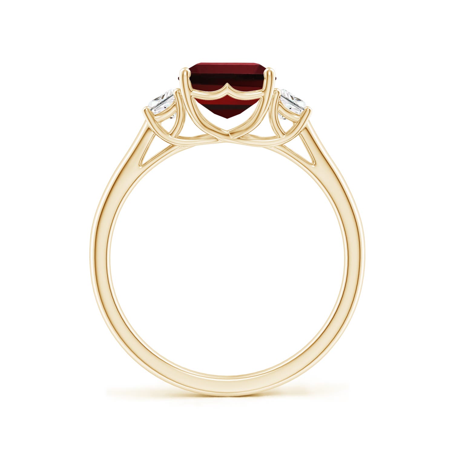 AAAA - Garnet / 3.12 CT / 14 KT Yellow Gold