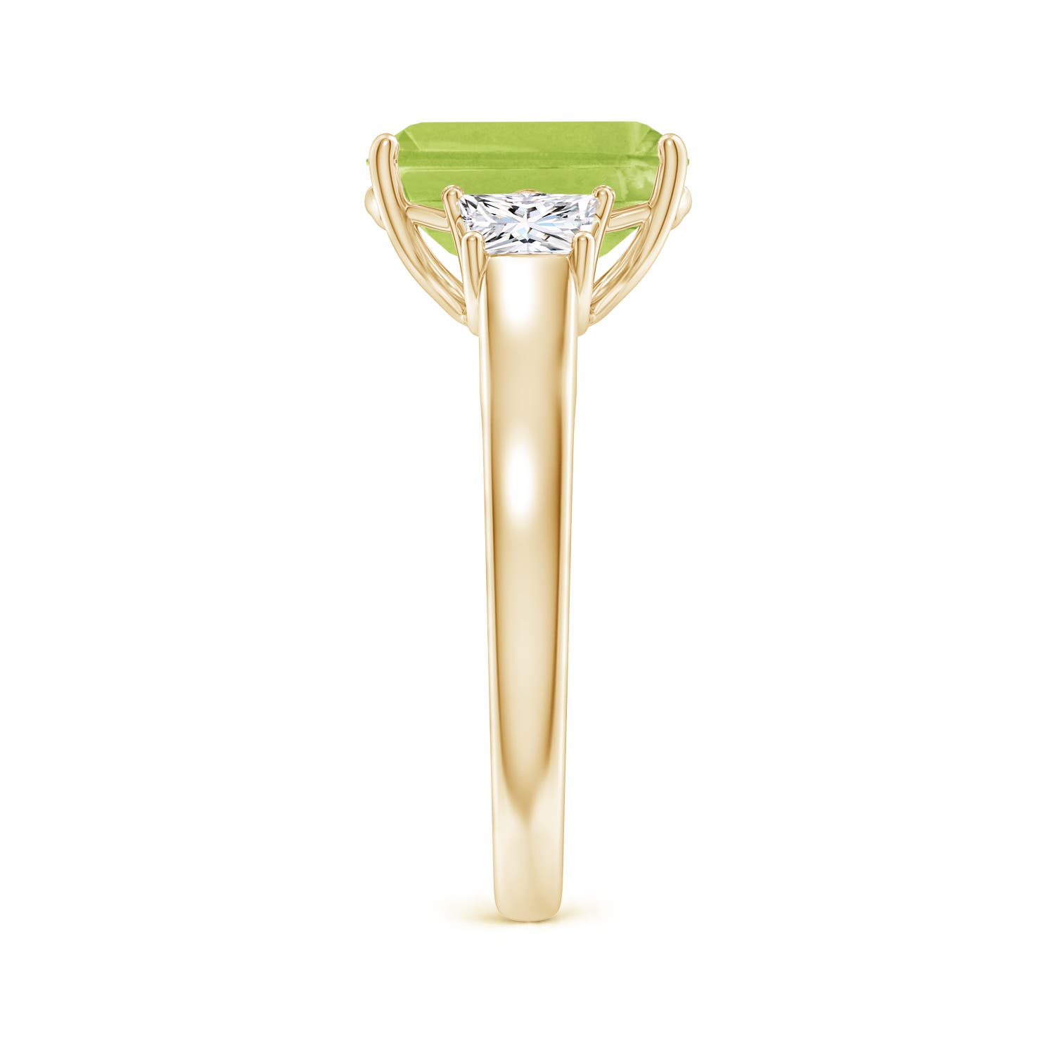 AA - Peridot / 3.62 CT / 14 KT Yellow Gold