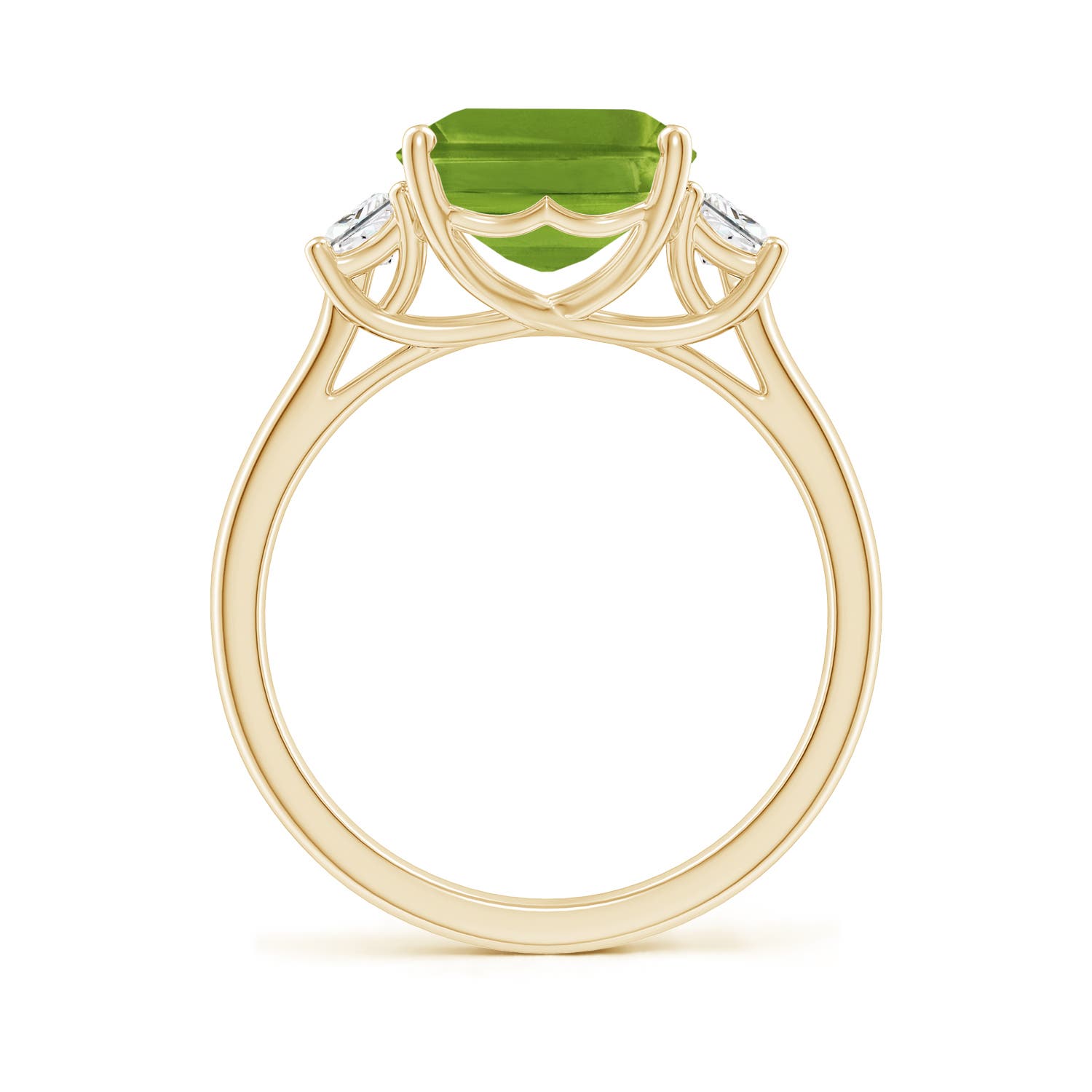 AAAA - Peridot / 4.12 CT / 14 KT Yellow Gold