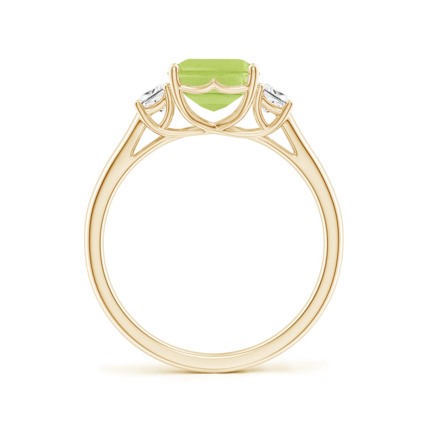 A - Peridot / 2.67 CT / 14 KT Yellow Gold