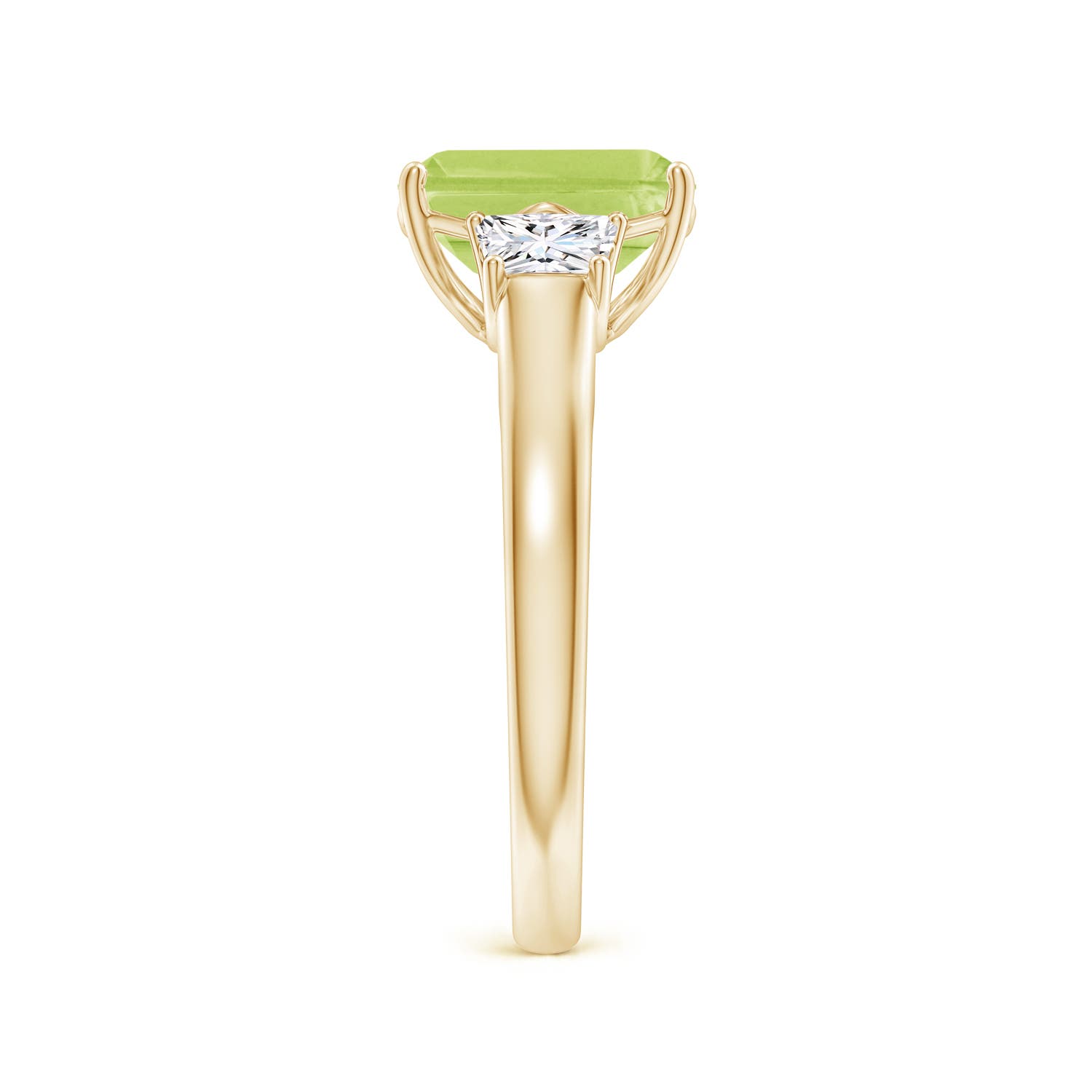 A - Peridot / 2.67 CT / 14 KT Yellow Gold