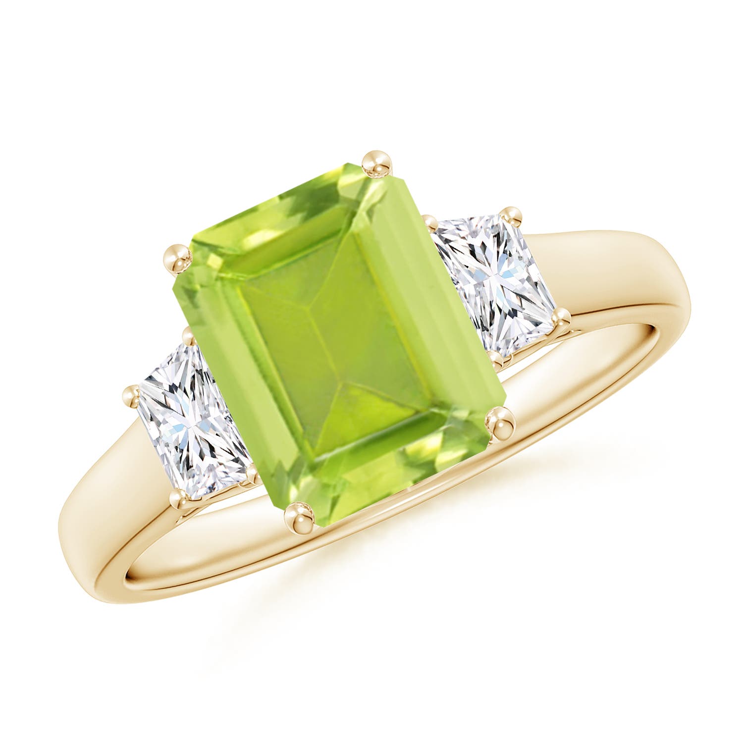 AA - Peridot / 2.67 CT / 14 KT Yellow Gold