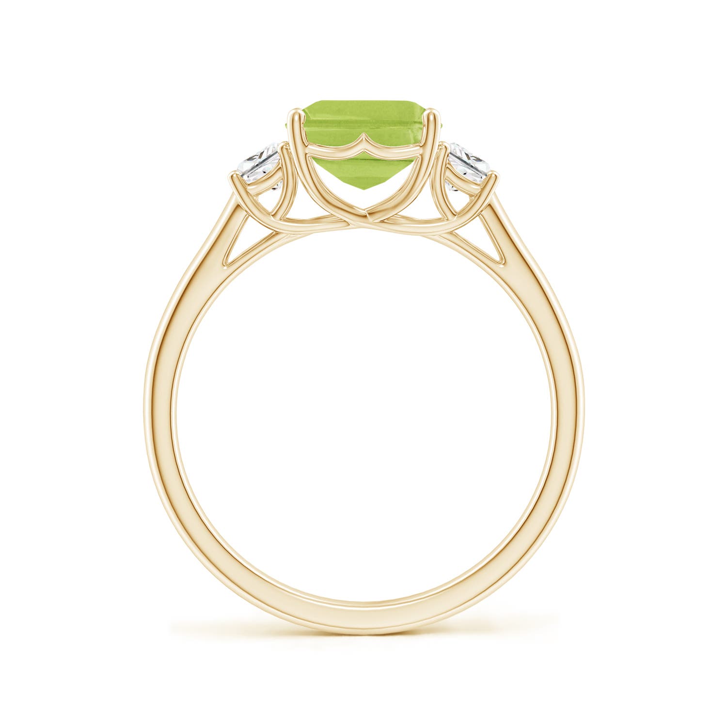 AA - Peridot / 2.67 CT / 14 KT Yellow Gold