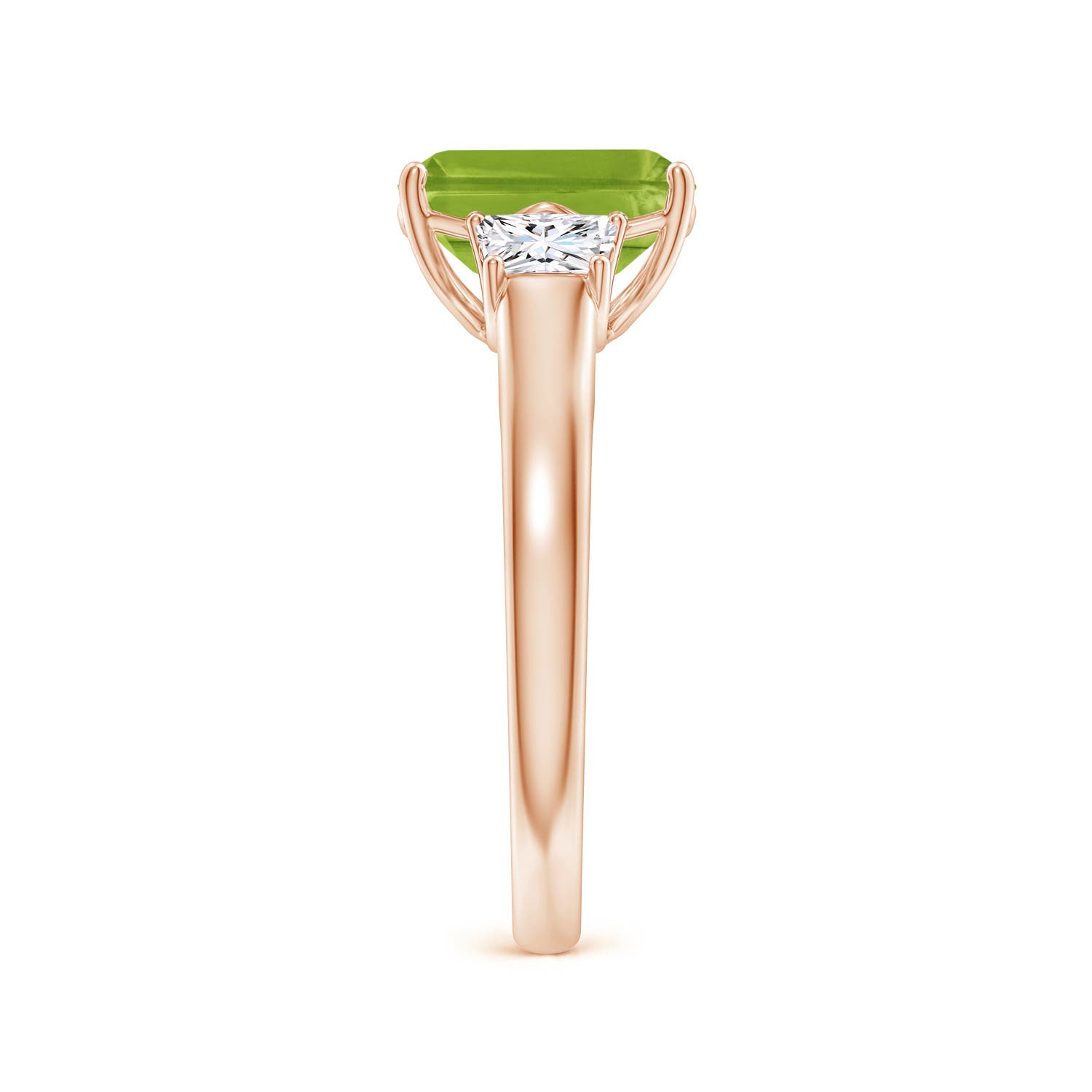 AAA - Peridot / 2.67 CT / 14 KT Rose Gold