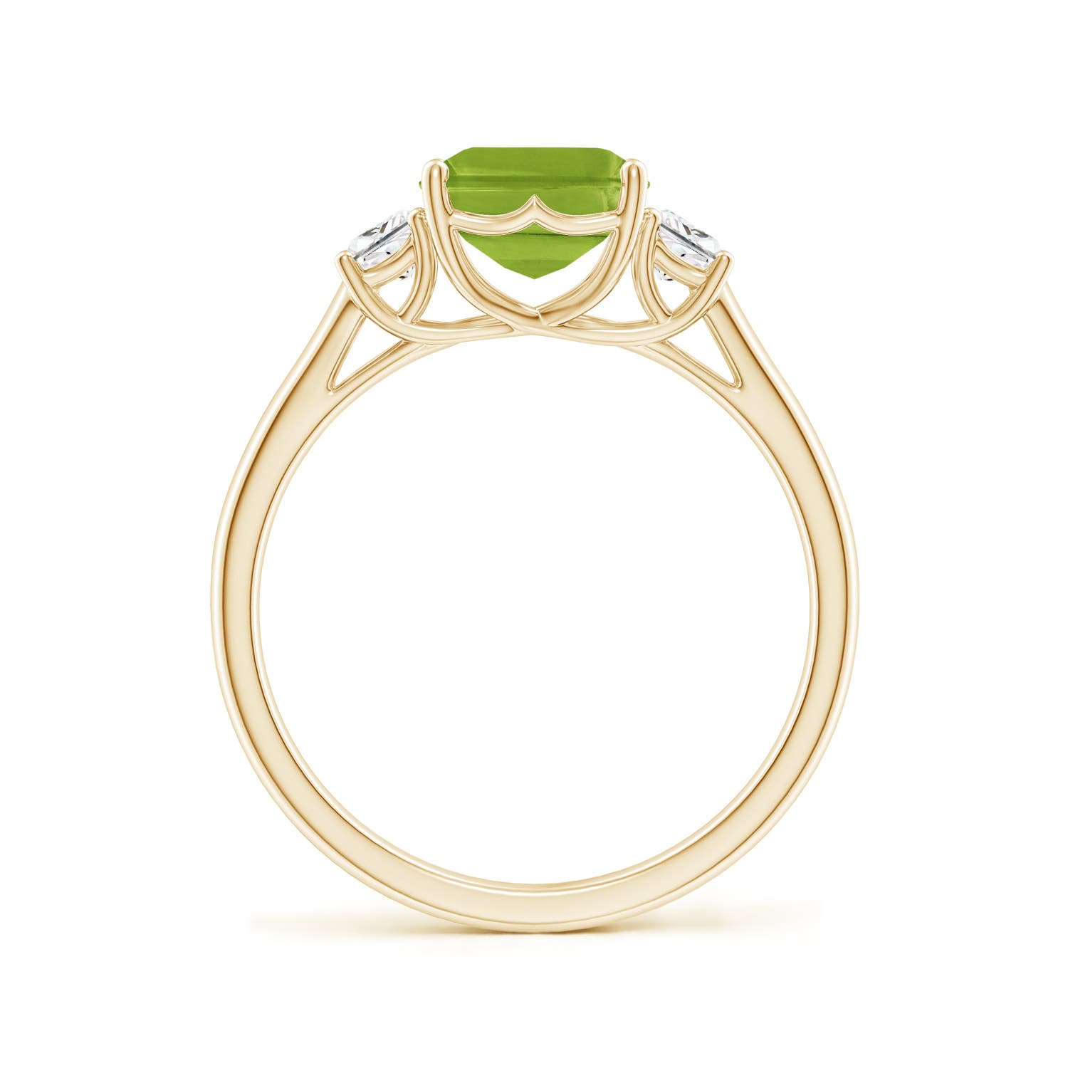 AAA - Peridot / 2.67 CT / 14 KT Yellow Gold