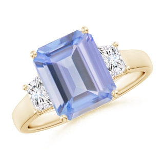 Emerald Cut A Tanzanite