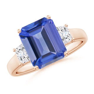 Emerald Cut AA Tanzanite