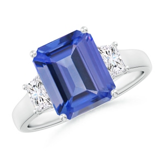 Emerald Cut AA Tanzanite