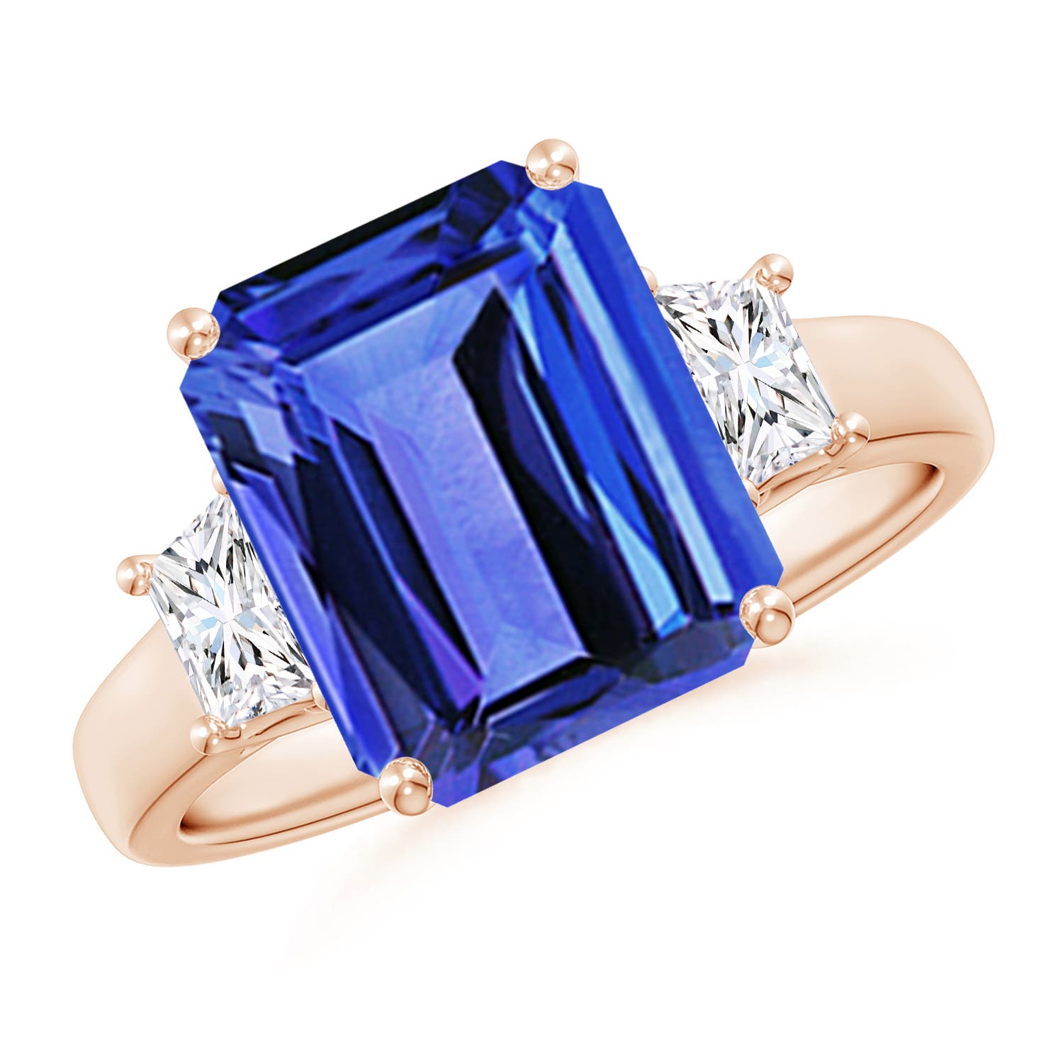 AAA - Tanzanite / 5.72 CT / 14 KT Rose Gold