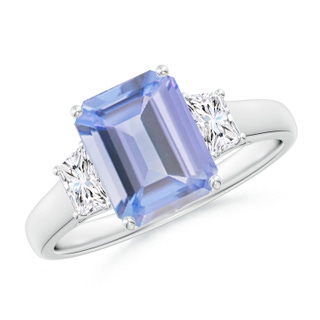 Emerald Cut A Tanzanite