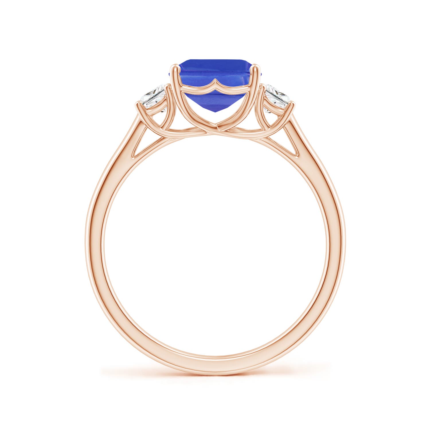 AAA - Tanzanite / 2.72 CT / 14 KT Rose Gold