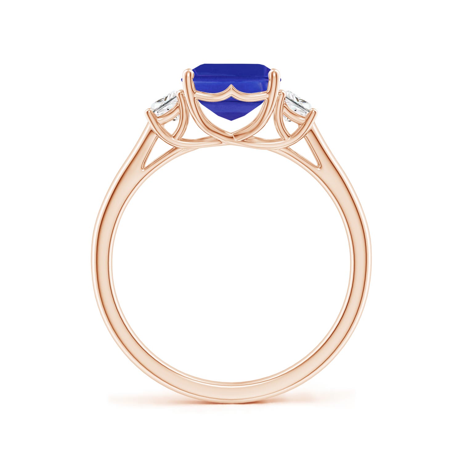 AAAA - Tanzanite / 2.72 CT / 14 KT Rose Gold