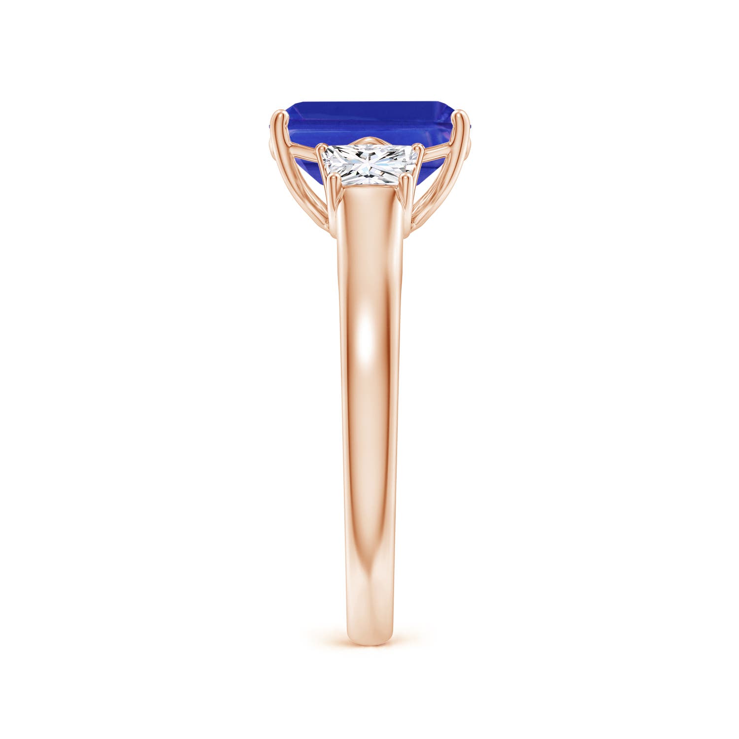 AAAA - Tanzanite / 2.72 CT / 14 KT Rose Gold