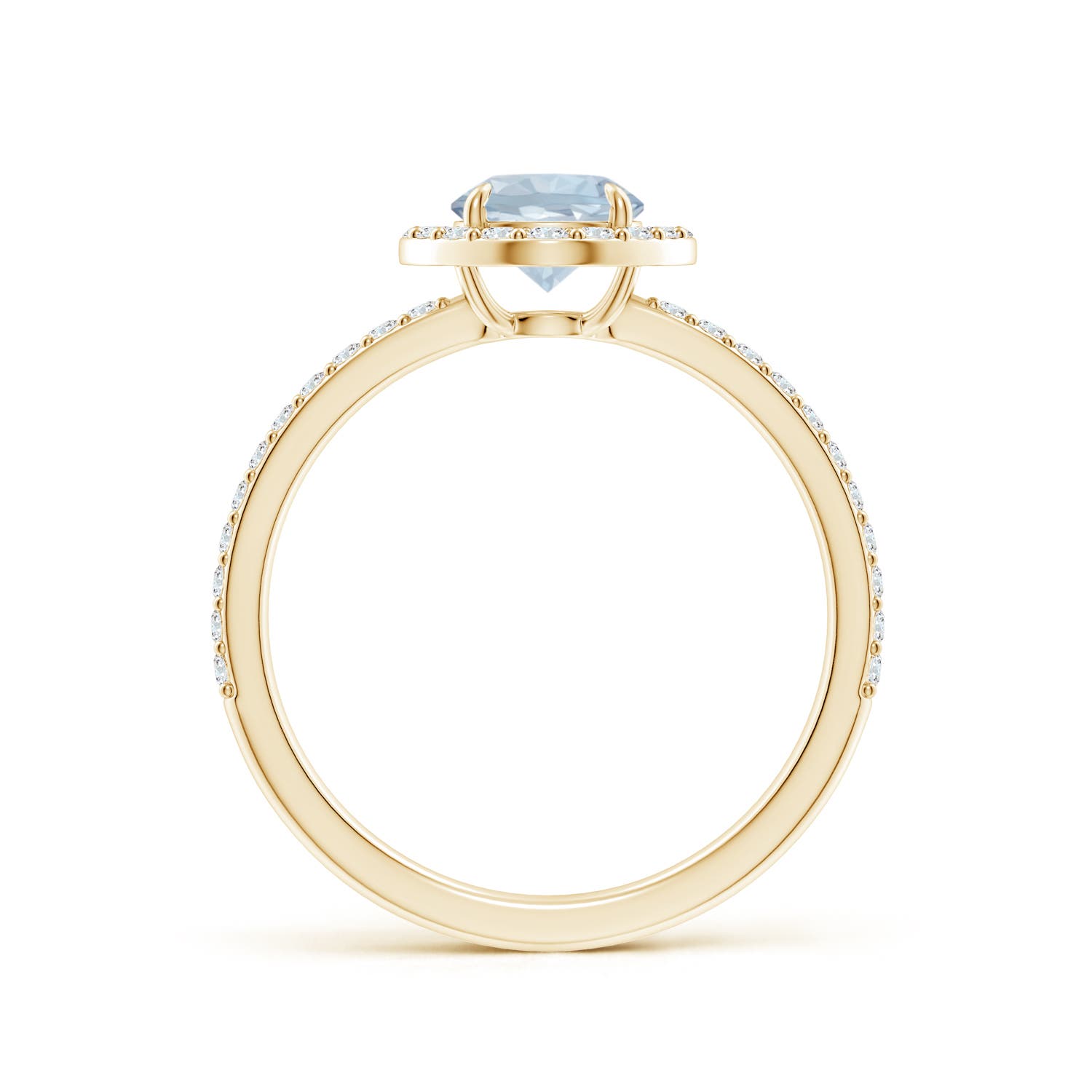 A - Aquamarine / 1.01 CT / 14 KT Yellow Gold