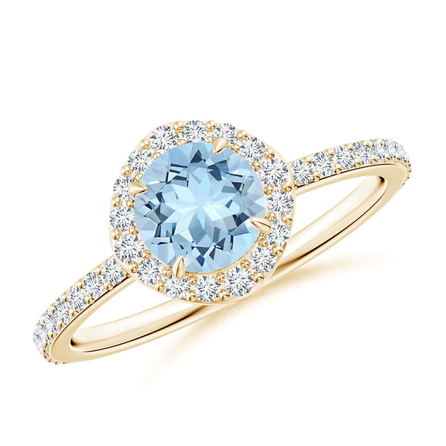 AAA - Aquamarine / 1.01 CT / 14 KT Yellow Gold