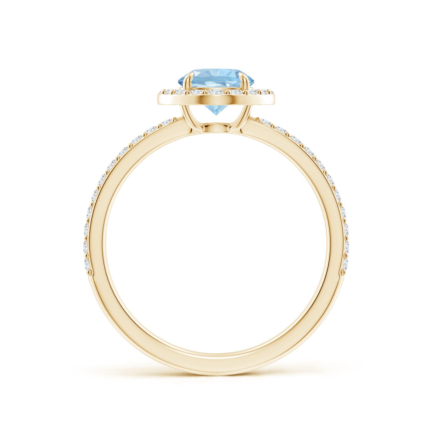 AAA - Aquamarine / 1.01 CT / 14 KT Yellow Gold