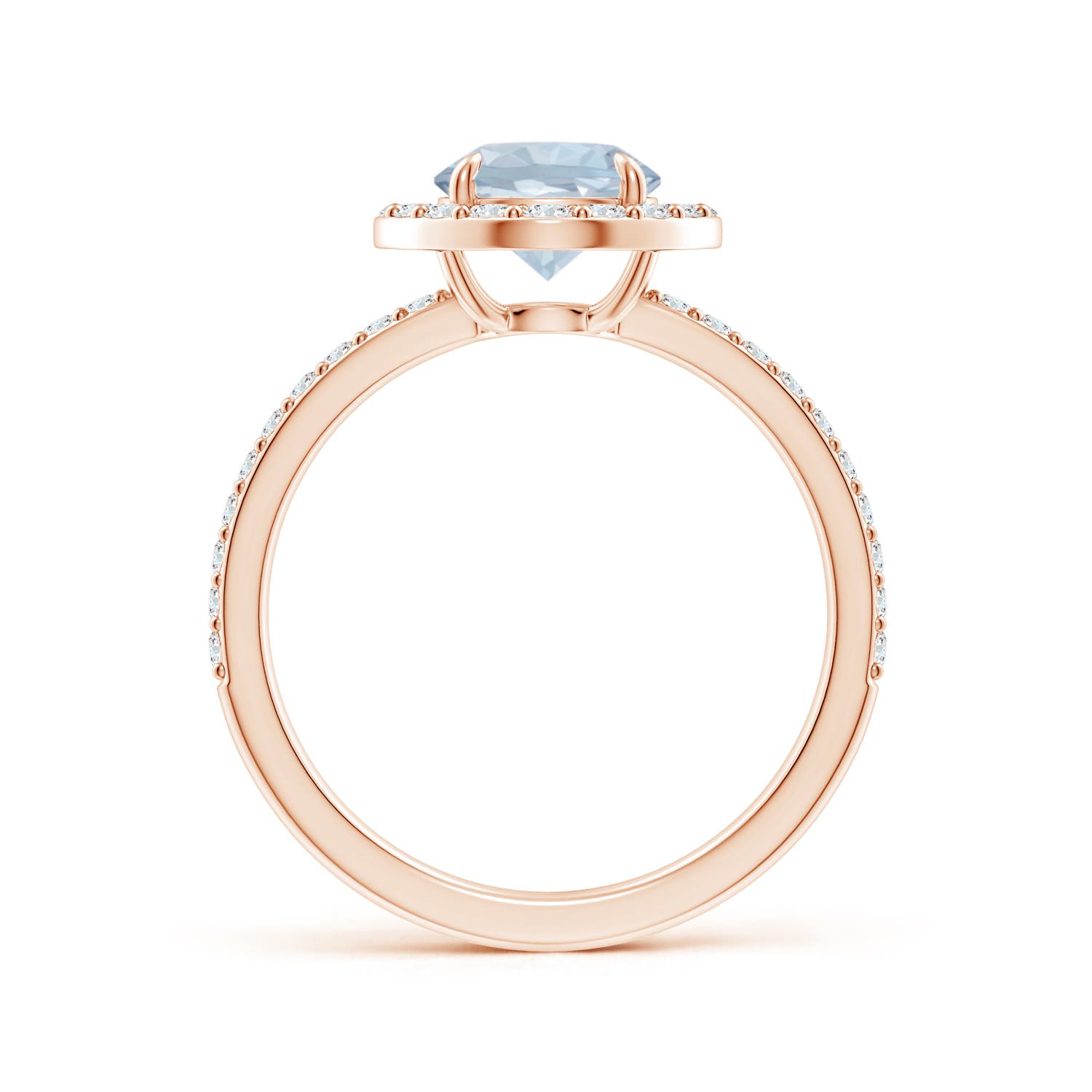 A - Aquamarine / 1.52 CT / 14 KT Rose Gold