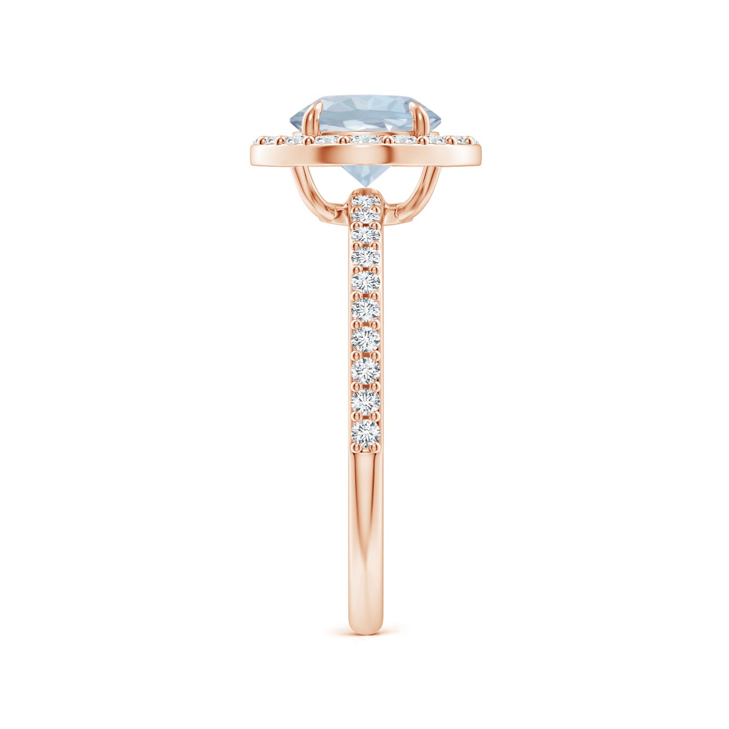 A - Aquamarine / 1.52 CT / 14 KT Rose Gold