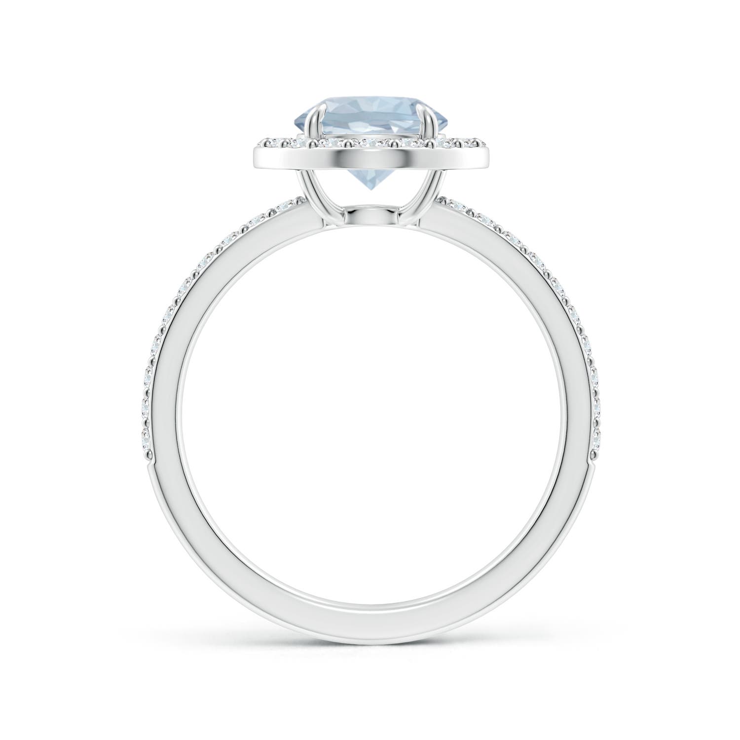 A - Aquamarine / 1.52 CT / 14 KT White Gold