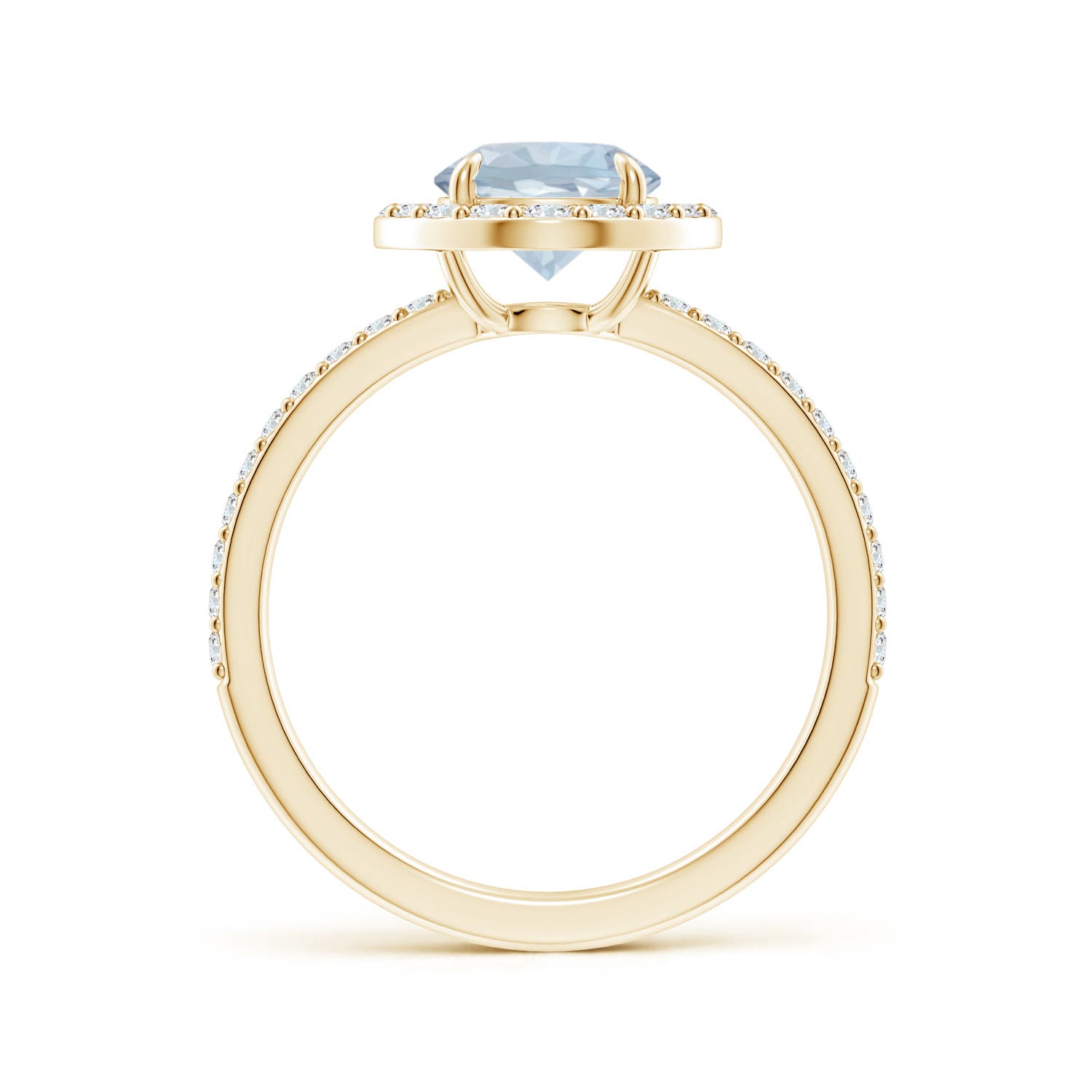 A - Aquamarine / 1.52 CT / 14 KT Yellow Gold