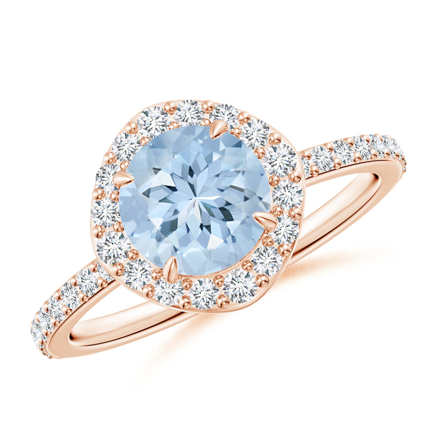 AA - Aquamarine / 1.52 CT / 14 KT Rose Gold