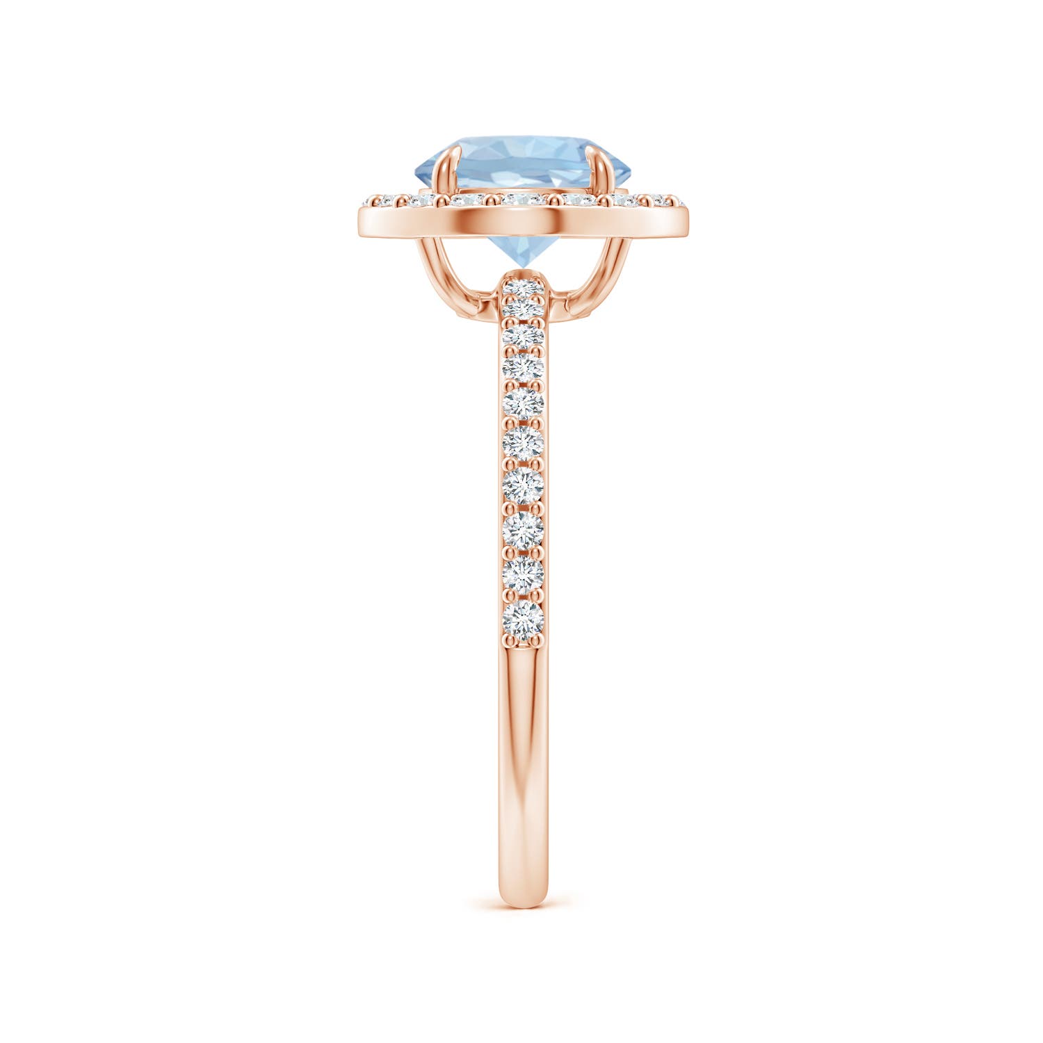 AA - Aquamarine / 1.52 CT / 14 KT Rose Gold