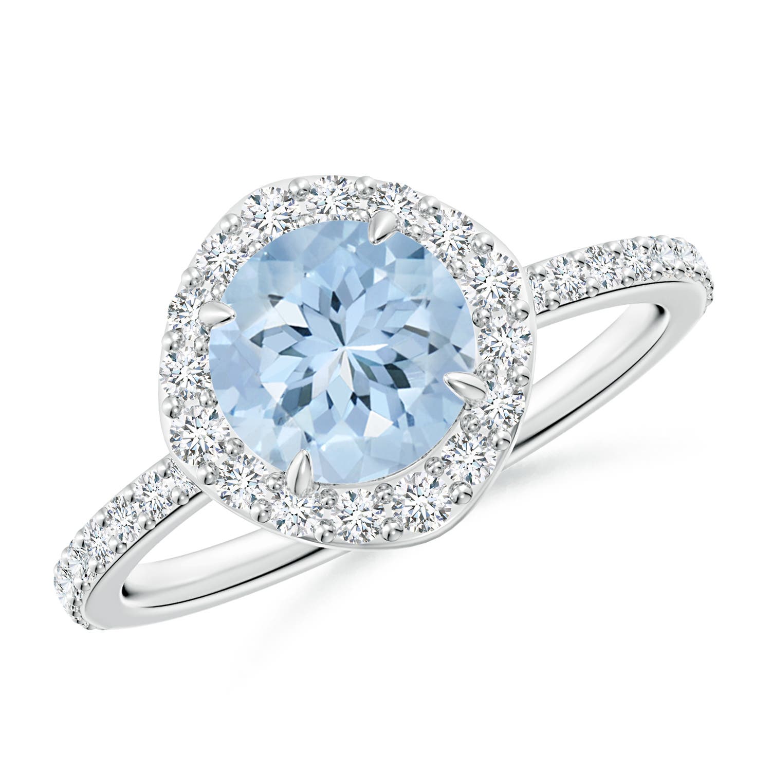 AA - Aquamarine / 1.52 CT / 14 KT White Gold