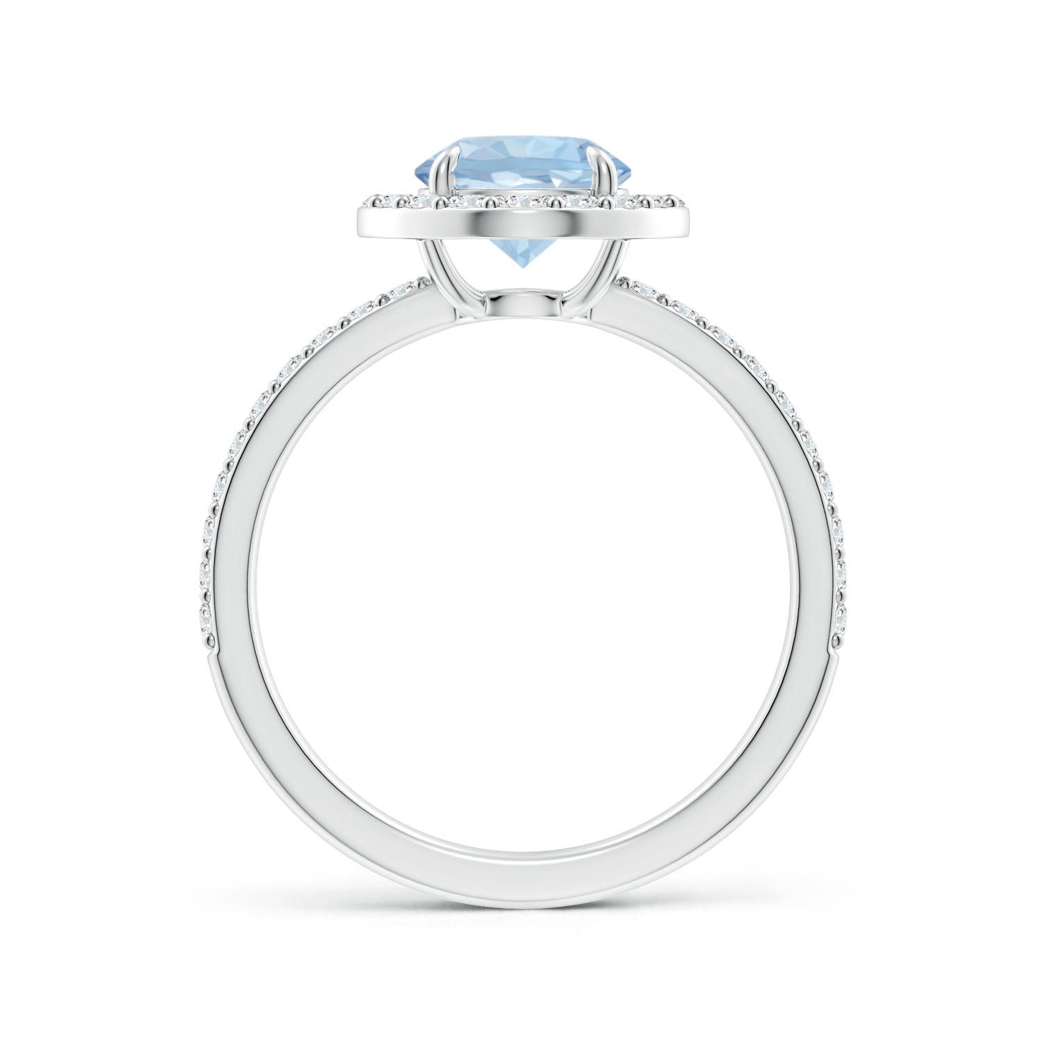 AA - Aquamarine / 1.52 CT / 14 KT White Gold