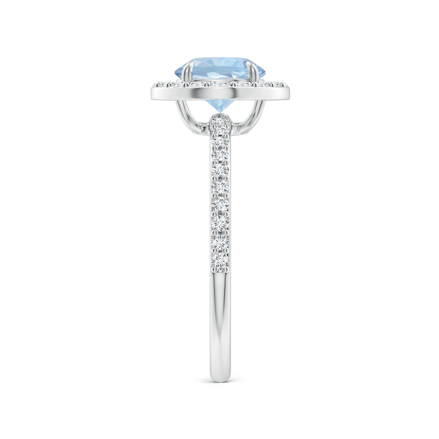 AA - Aquamarine / 1.52 CT / 14 KT White Gold