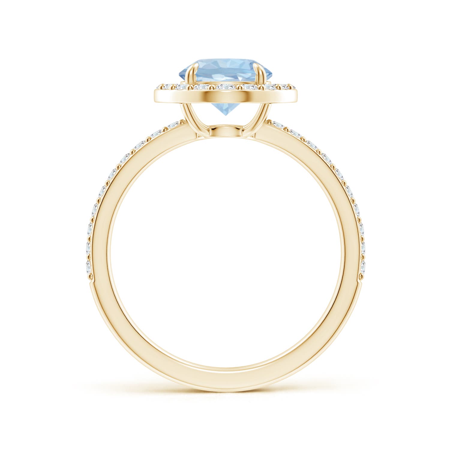 AA - Aquamarine / 1.52 CT / 14 KT Yellow Gold