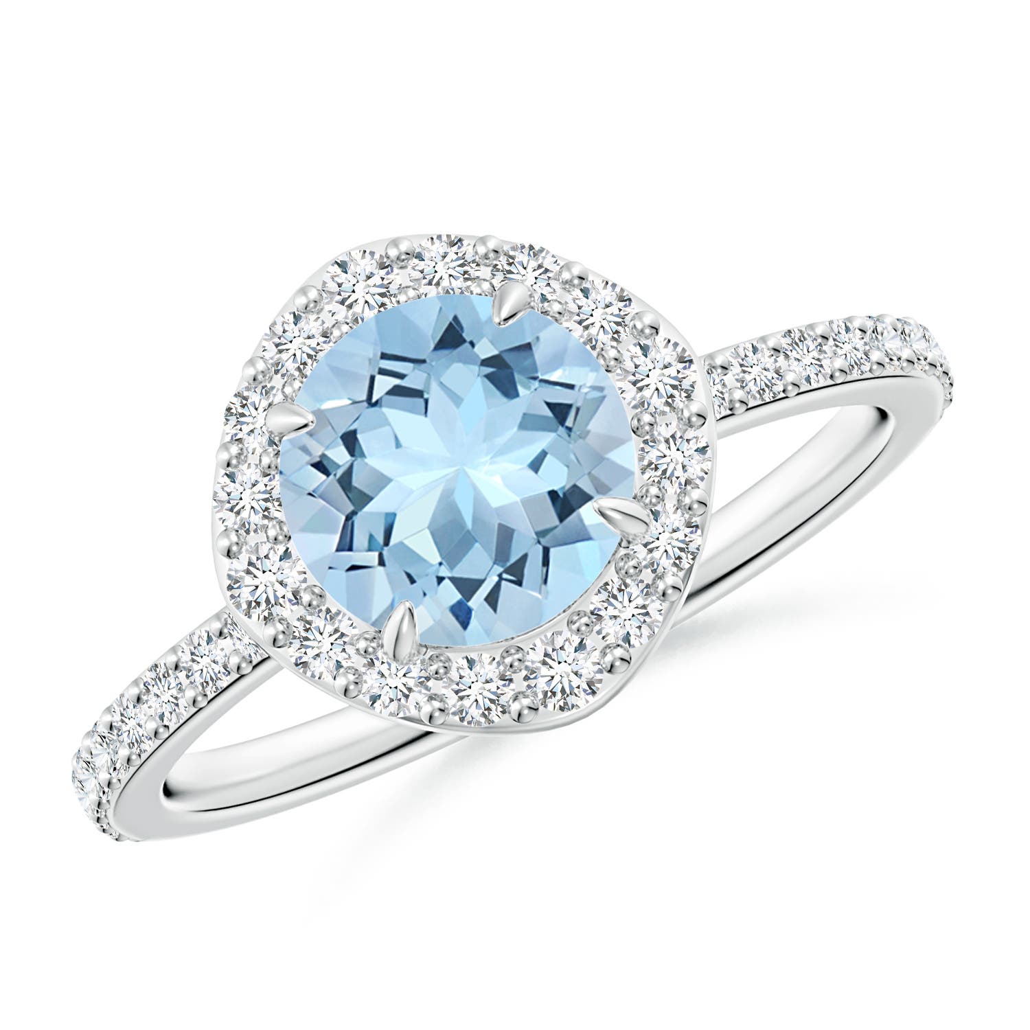 AAA - Aquamarine / 1.52 CT / 14 KT White Gold