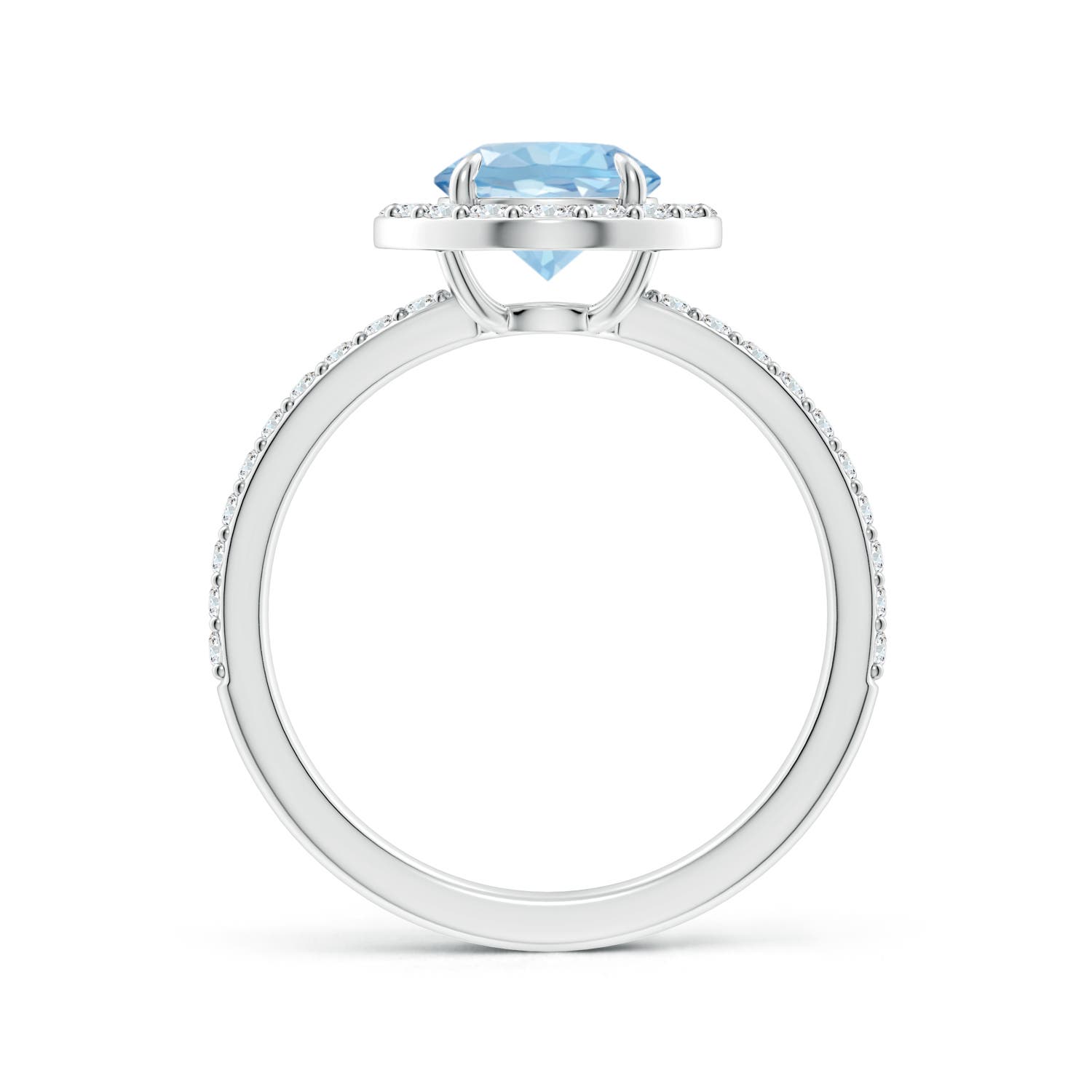 AAA - Aquamarine / 1.52 CT / 14 KT White Gold