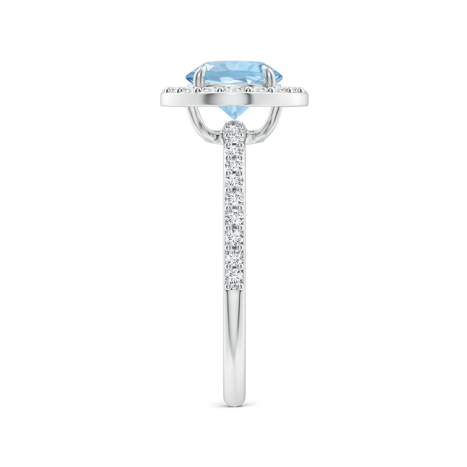 AAA - Aquamarine / 1.52 CT / 14 KT White Gold