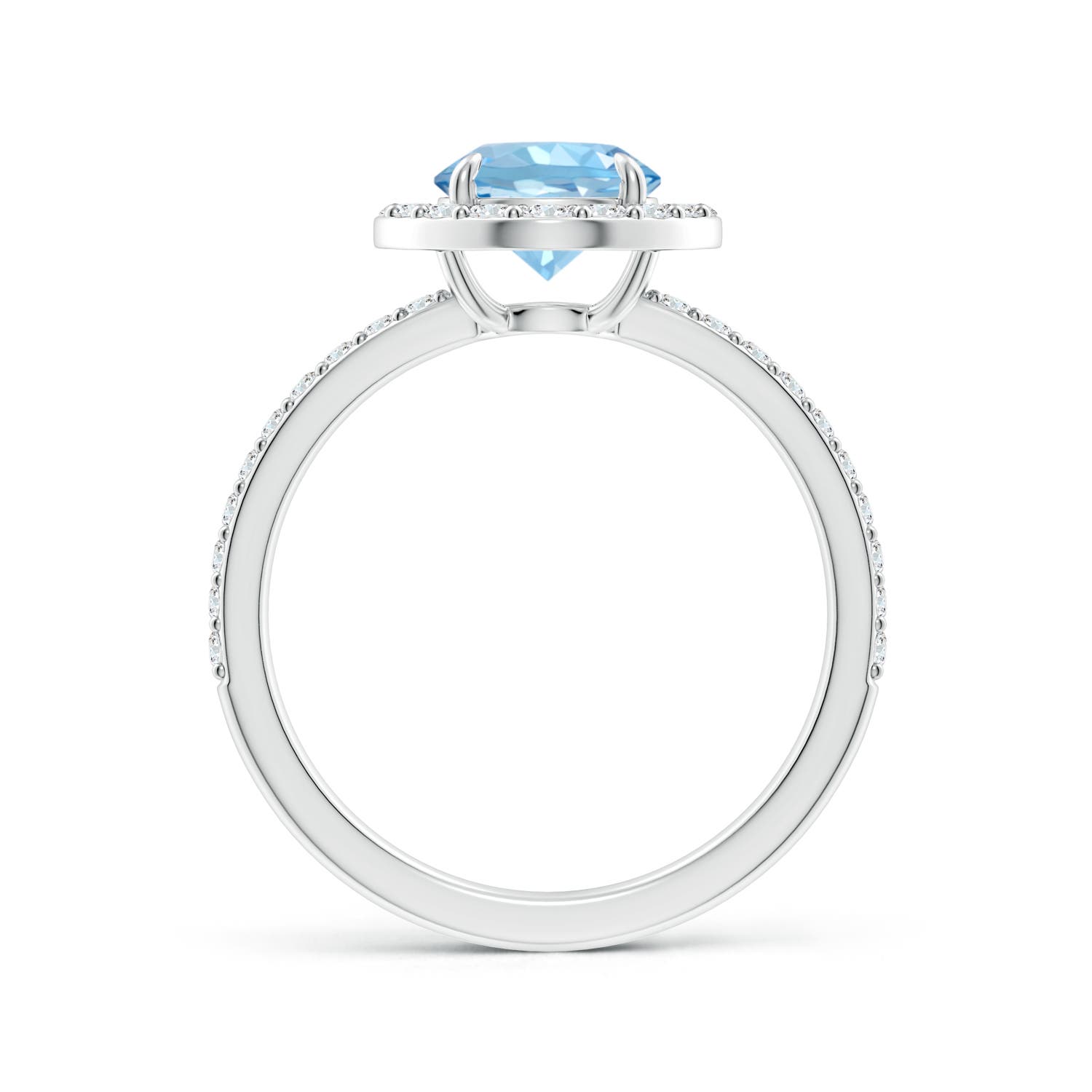 AAAA - Aquamarine / 1.52 CT / 14 KT White Gold